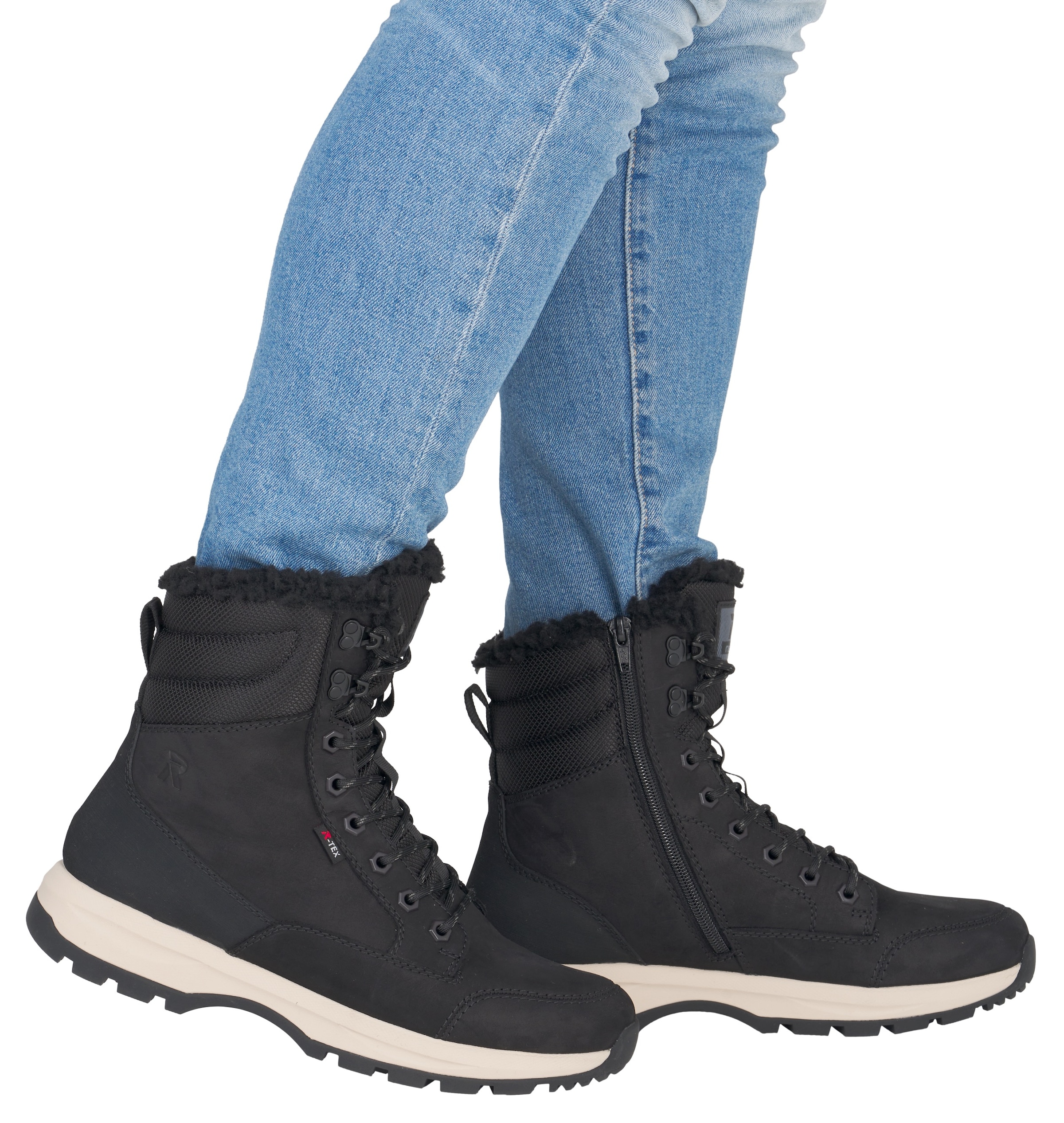 RIEKER Sport Winterboots  Schnürboots, Winterstiefelette mit wasserabweisender RiekerTEX-Membran