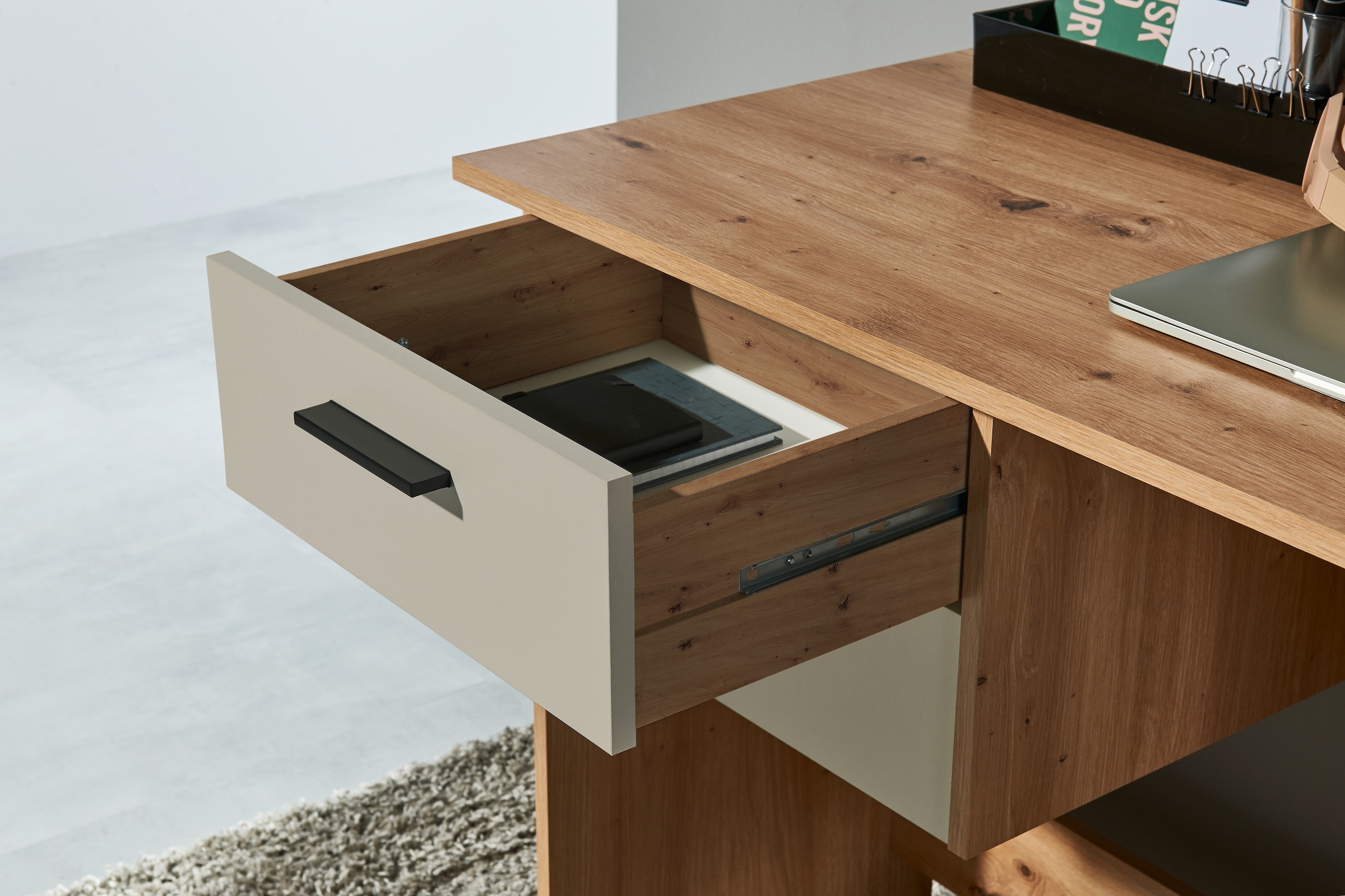 BEGA OFFICE Schreibtisch »BxHxT 120x77x50 cm« 1 Stk. tlg.