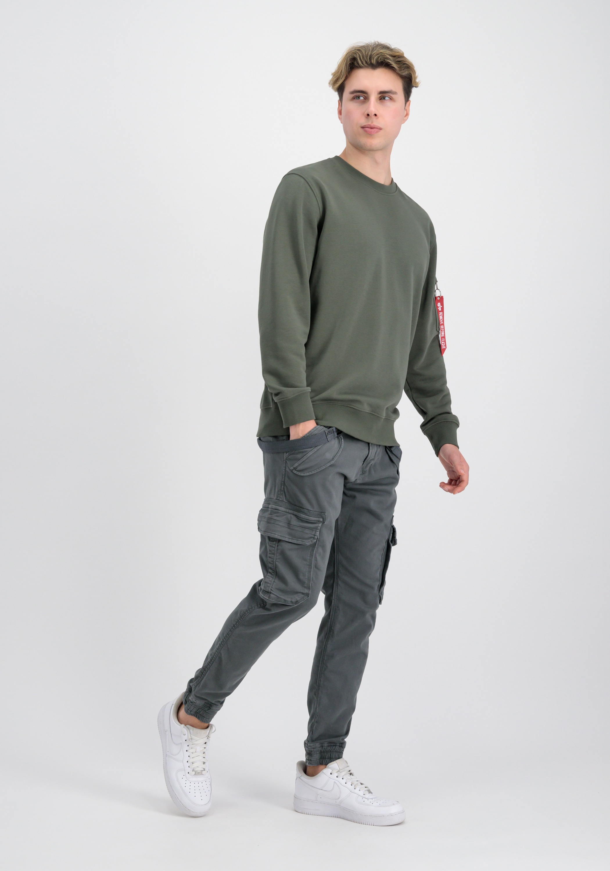 Alpha Industries Sweater »Alpha Industries Men - Sweatshirts USN Blood Chit Sweater«