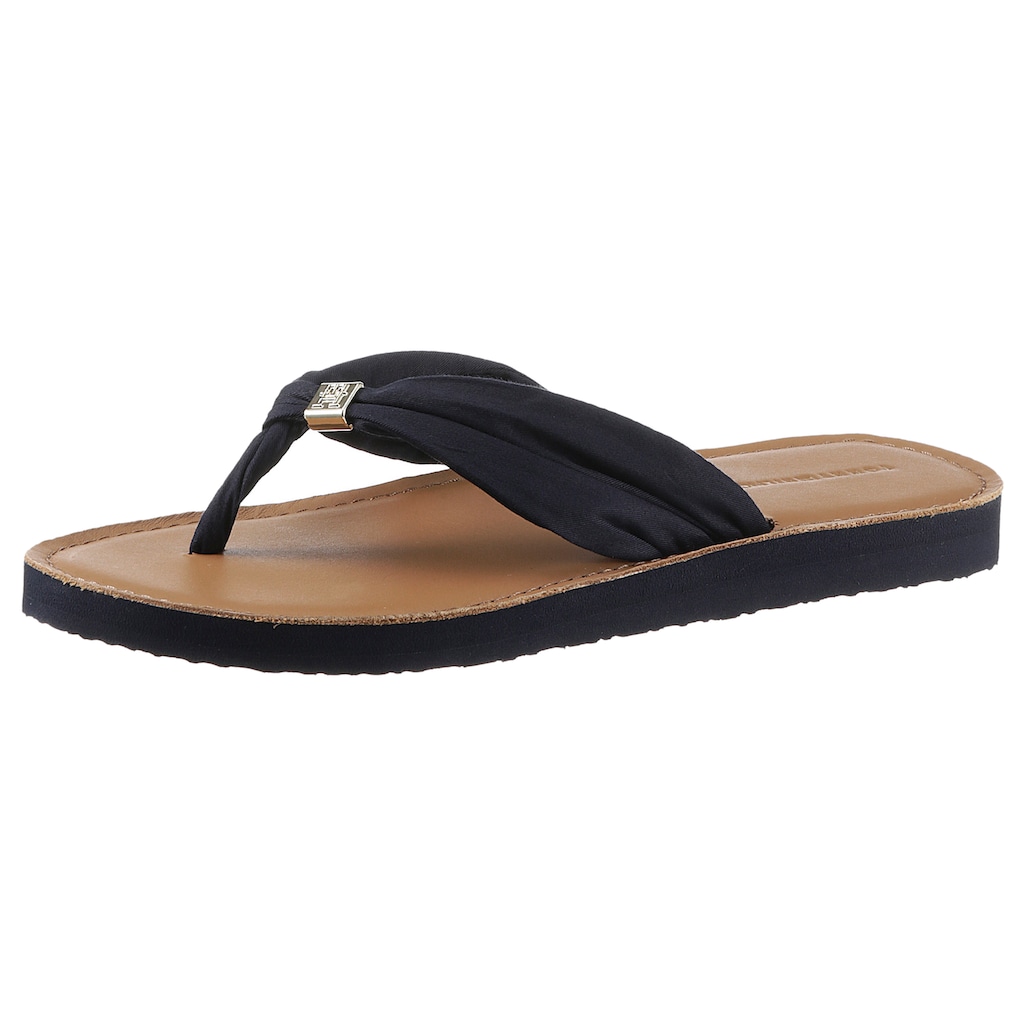 Tommy Hilfiger Zehentrenner »TH ELEVATED BEACH SANDAL«