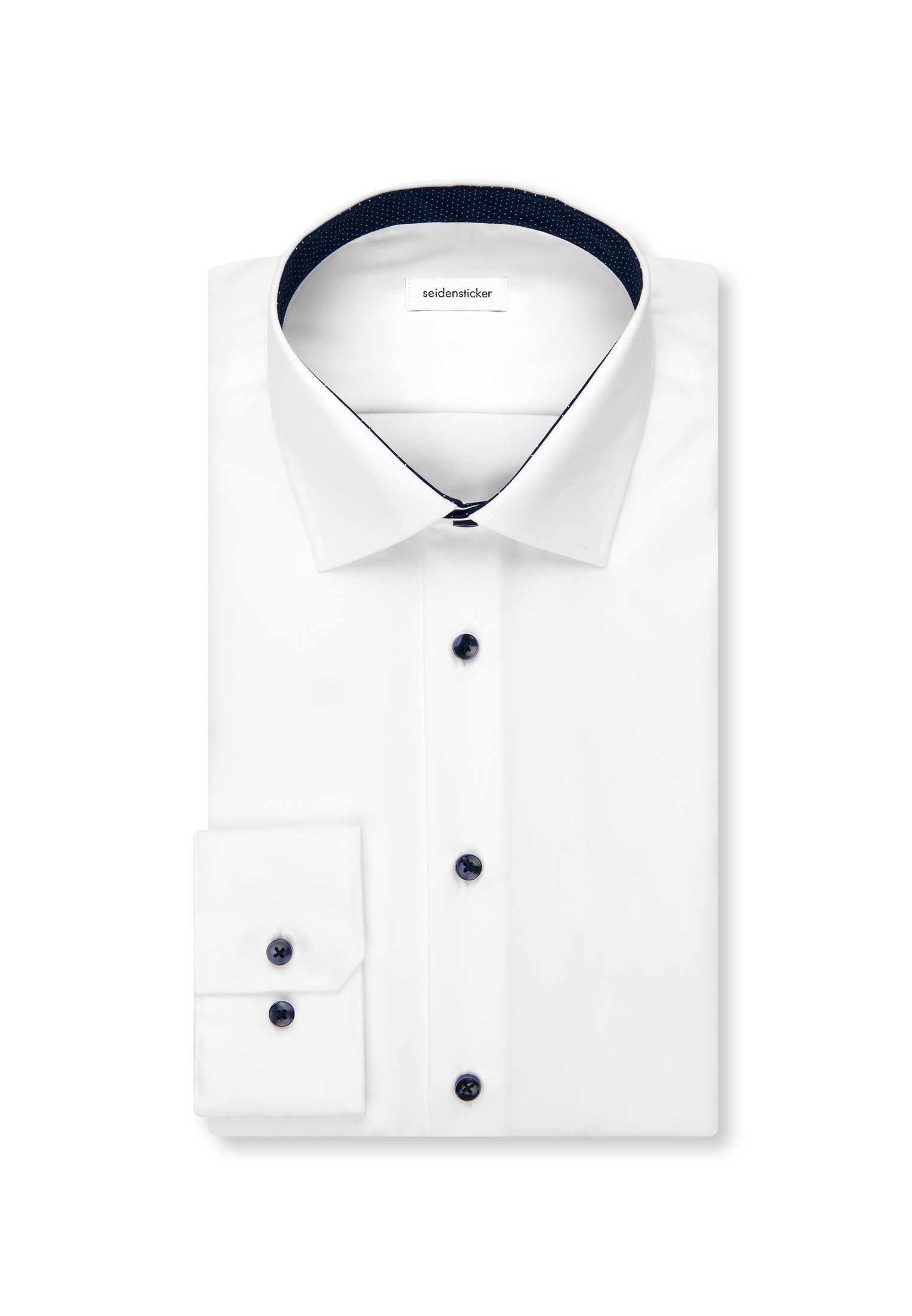 seidensticker Businesshemd »Schwarze Rose« Slim 1/1 Kentkragen Uni