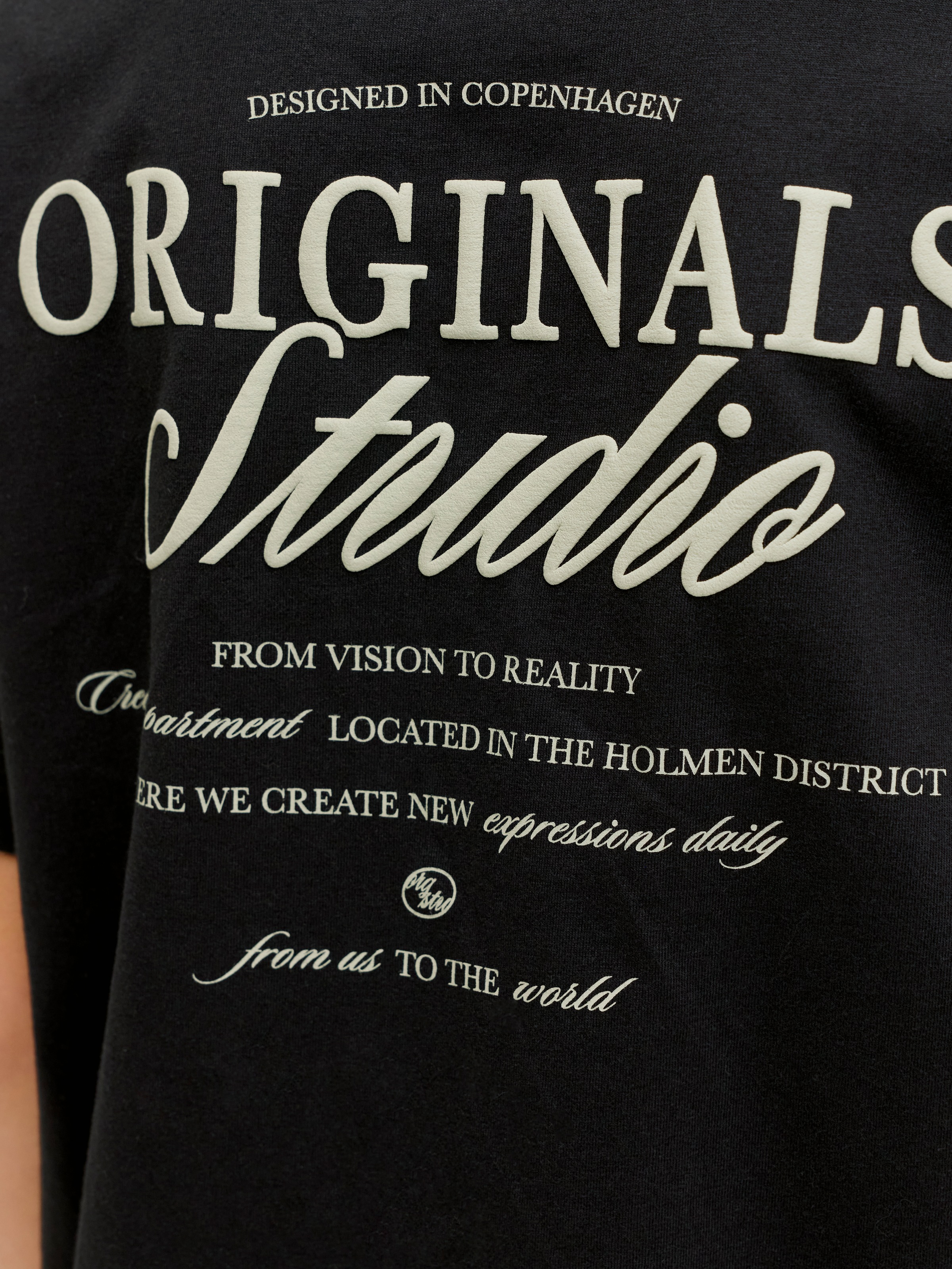 Jack & Jones Junior T-Shirt »JORNORREBRO TYPO TEE SS CREW NECK SN JNR«