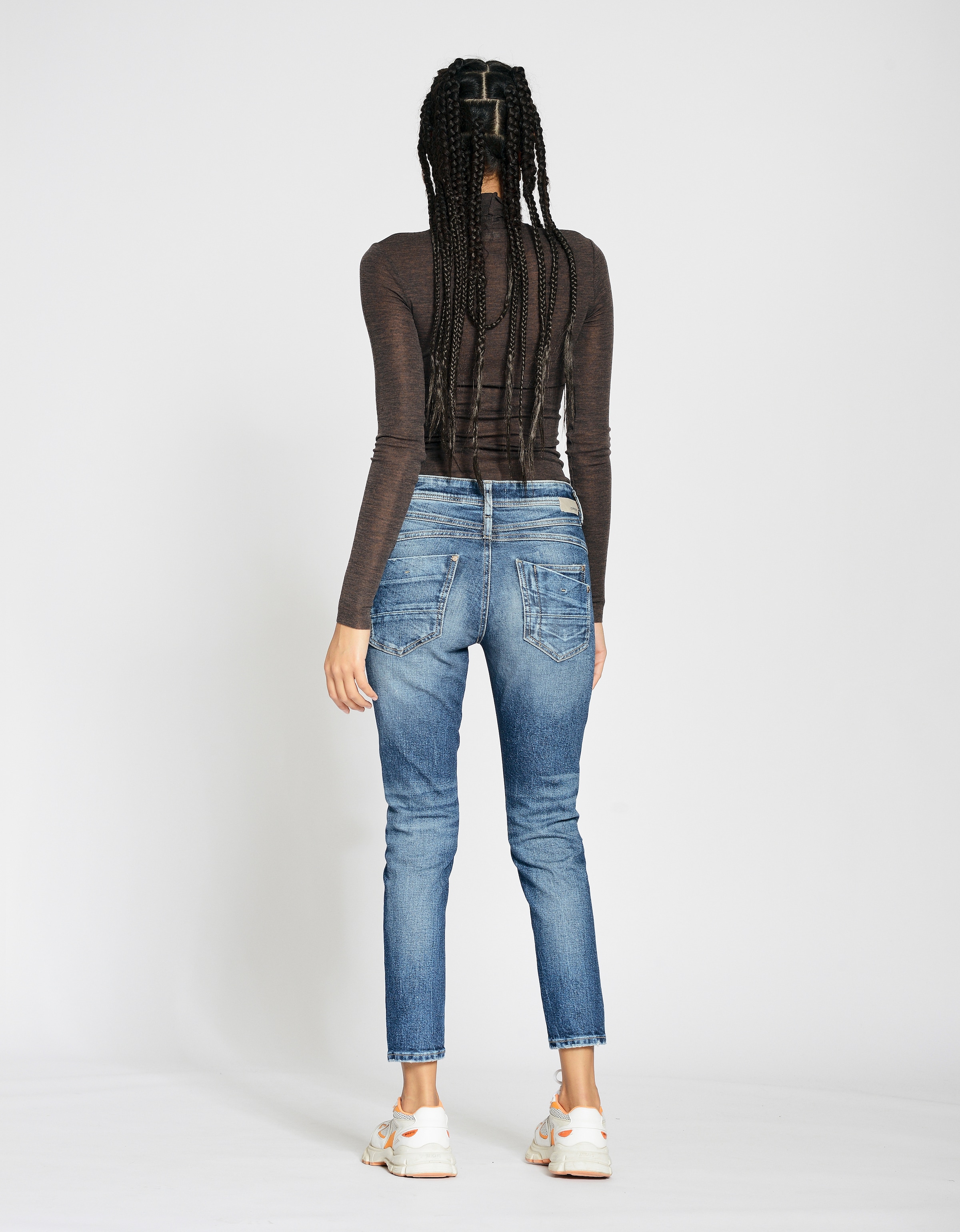 GANG Relax-fit-Jeans »94AMELIE CROPPED«, in 5-Pocket-Style