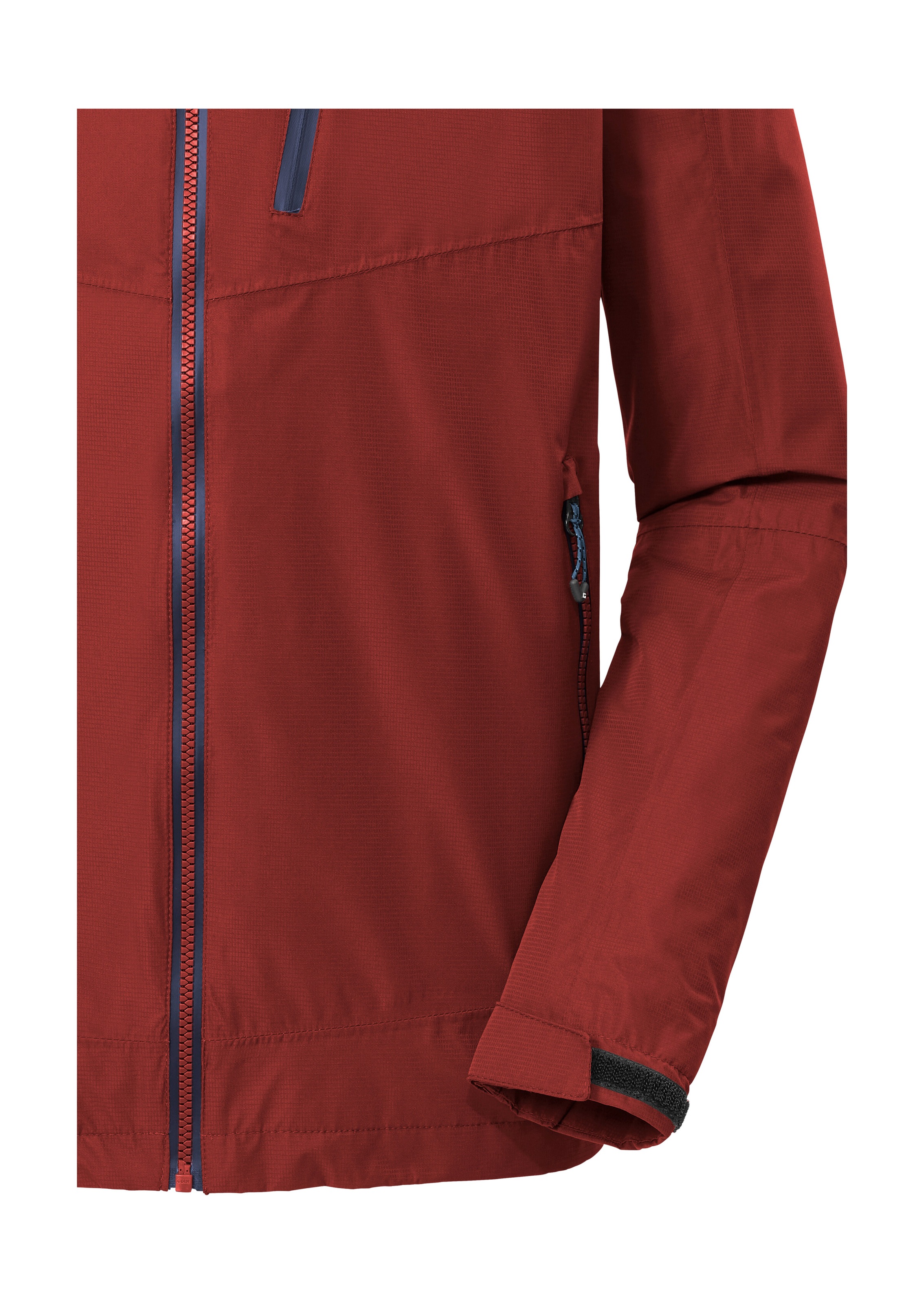 Killtec Funktionsjacke »KOS 41 MN JCKT« Wasserdichte, atmungsaktive Jacke mit verstellbarer Kapuze