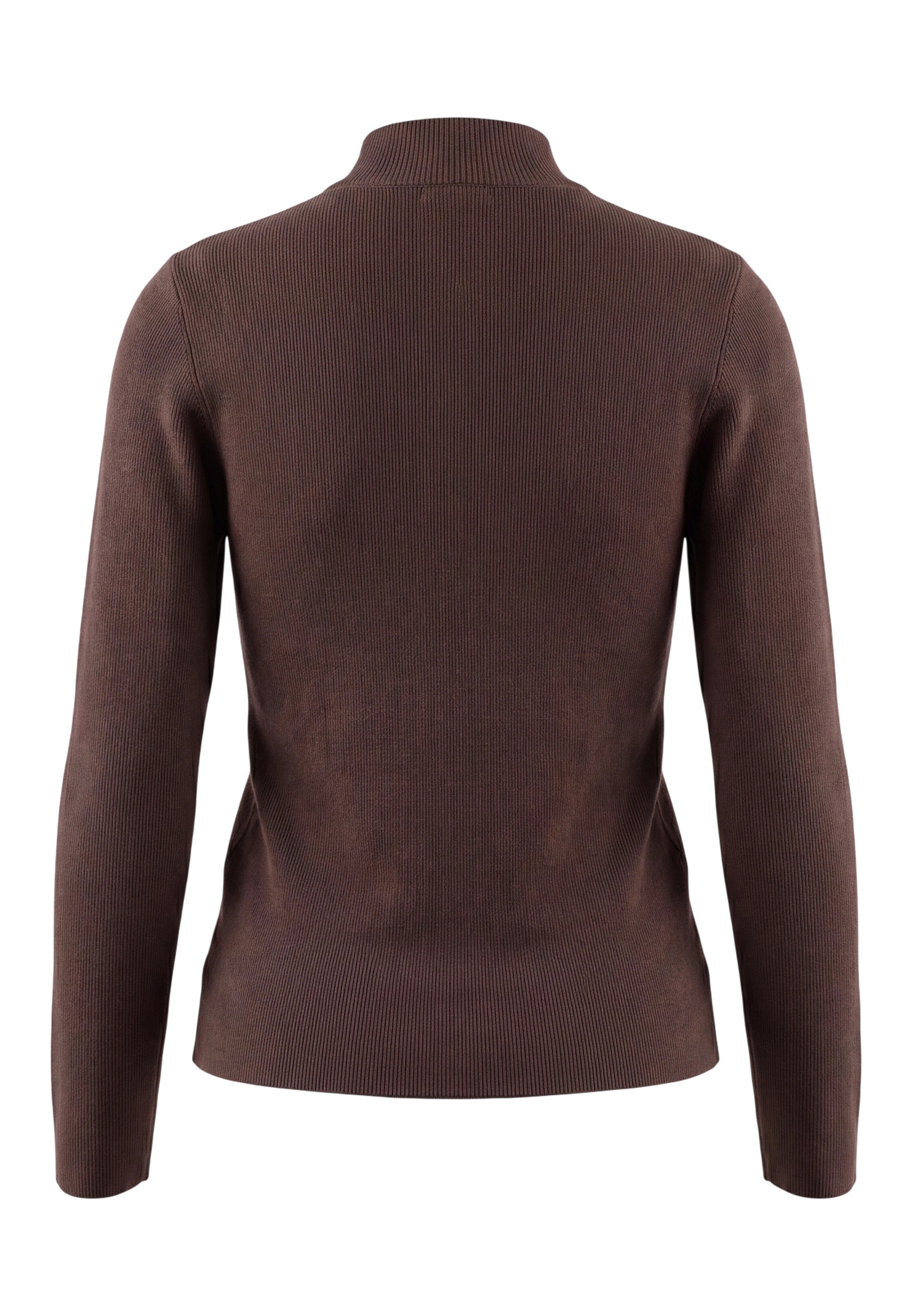 Zero Rundhalspullover »Feinstrickpullover mit Stehkragen«