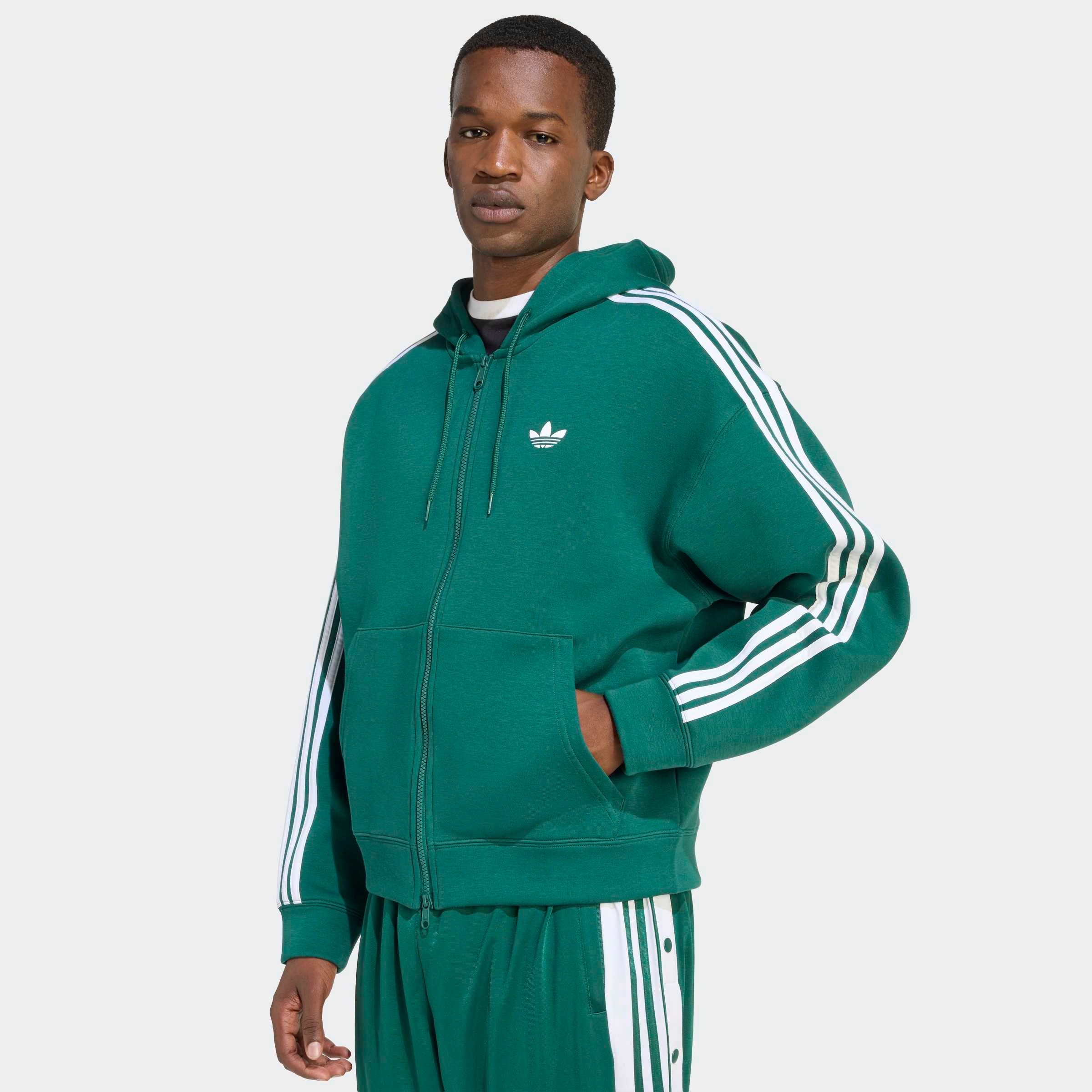 adidas Originals Kapuzensweatshirt »ADIDAS ADICOLOR SPACER OVERSIZED«, mit Reißverschluss, lockere Oversize-Passform
