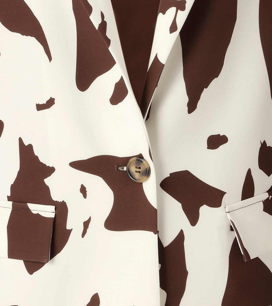 Aniston CASUAL Longblazer mit topaktuellen Kuh-Flecken -jedes Teil ein Unikat - NEUE KOLLEKTION