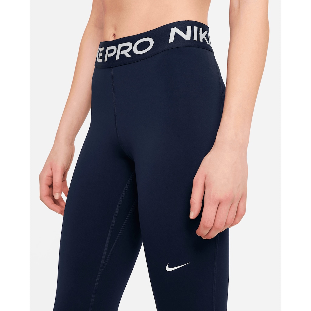 Nike Trainingstights »PRO WOMEN'S MID-RISE MESH-PANELED LEGGINGS«