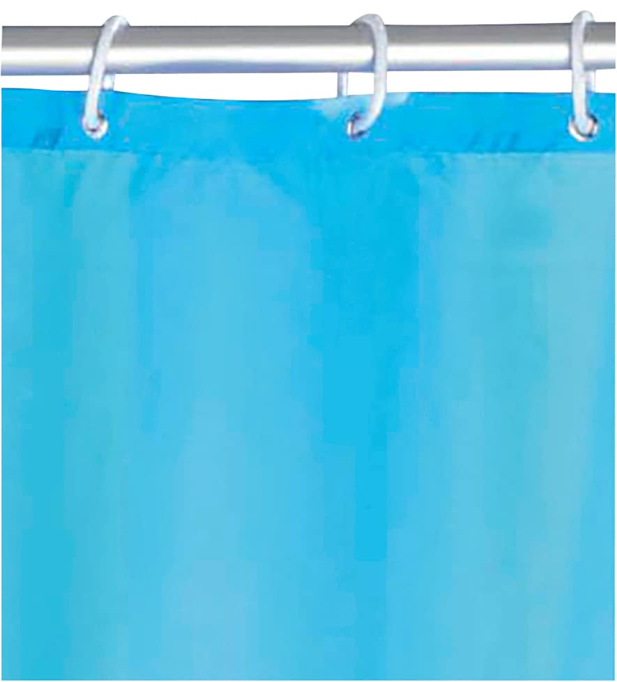 WENKO Duschvorhang »Uni Light Blue«, Höhe 200 cm, waschbar