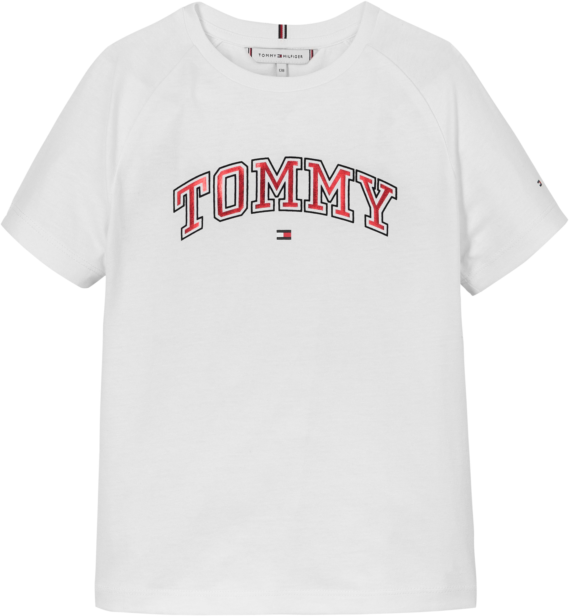 Tommy Hilfiger Kurzarmshirt »VARSIY FOIL REG TEE SS«, Kinder bis 16 Jahre mit Logoprägung