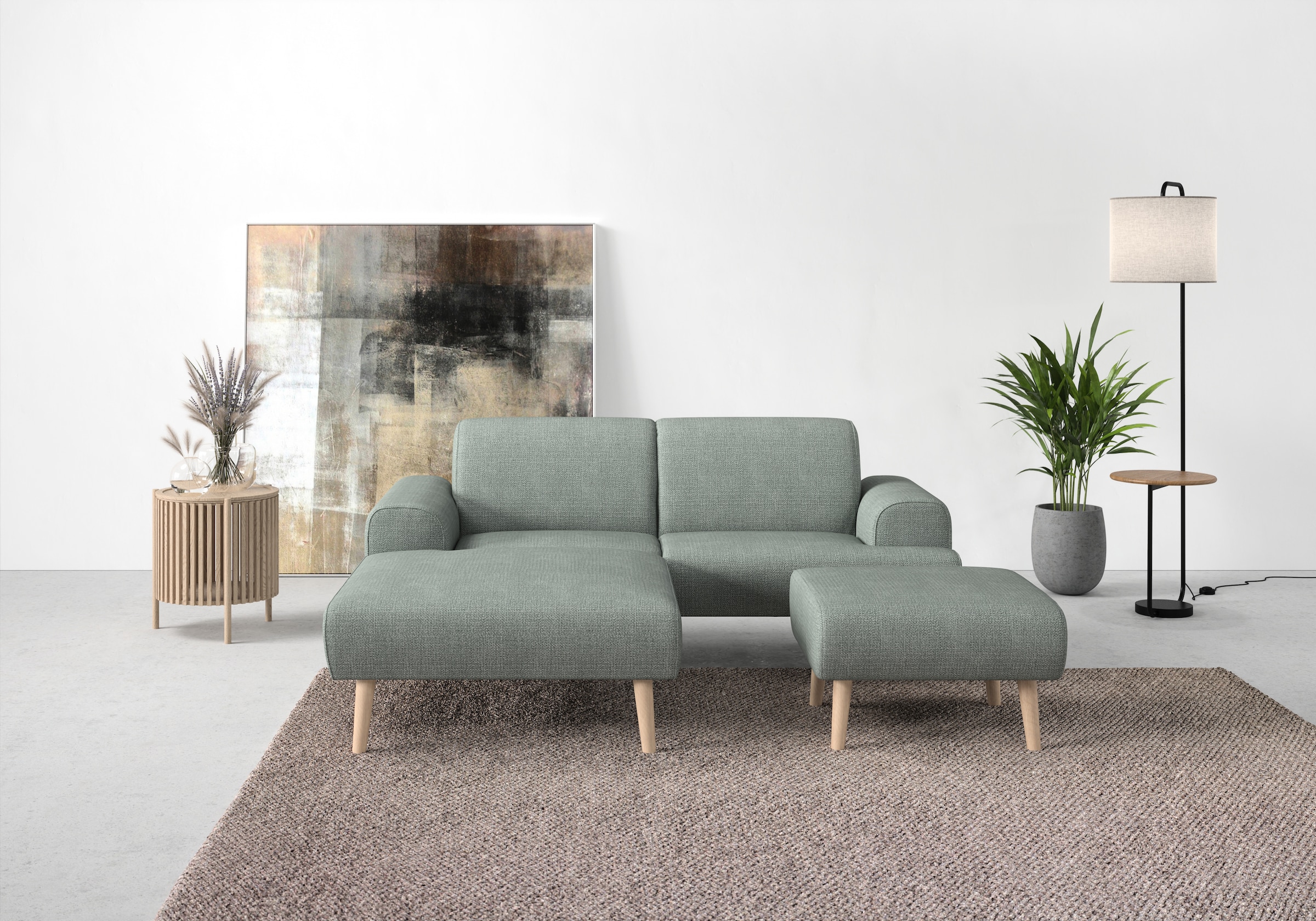 andas Polsterhocker »Swift«, passend zur Serie "Swift", B/T/H: 75/68/44 cm
