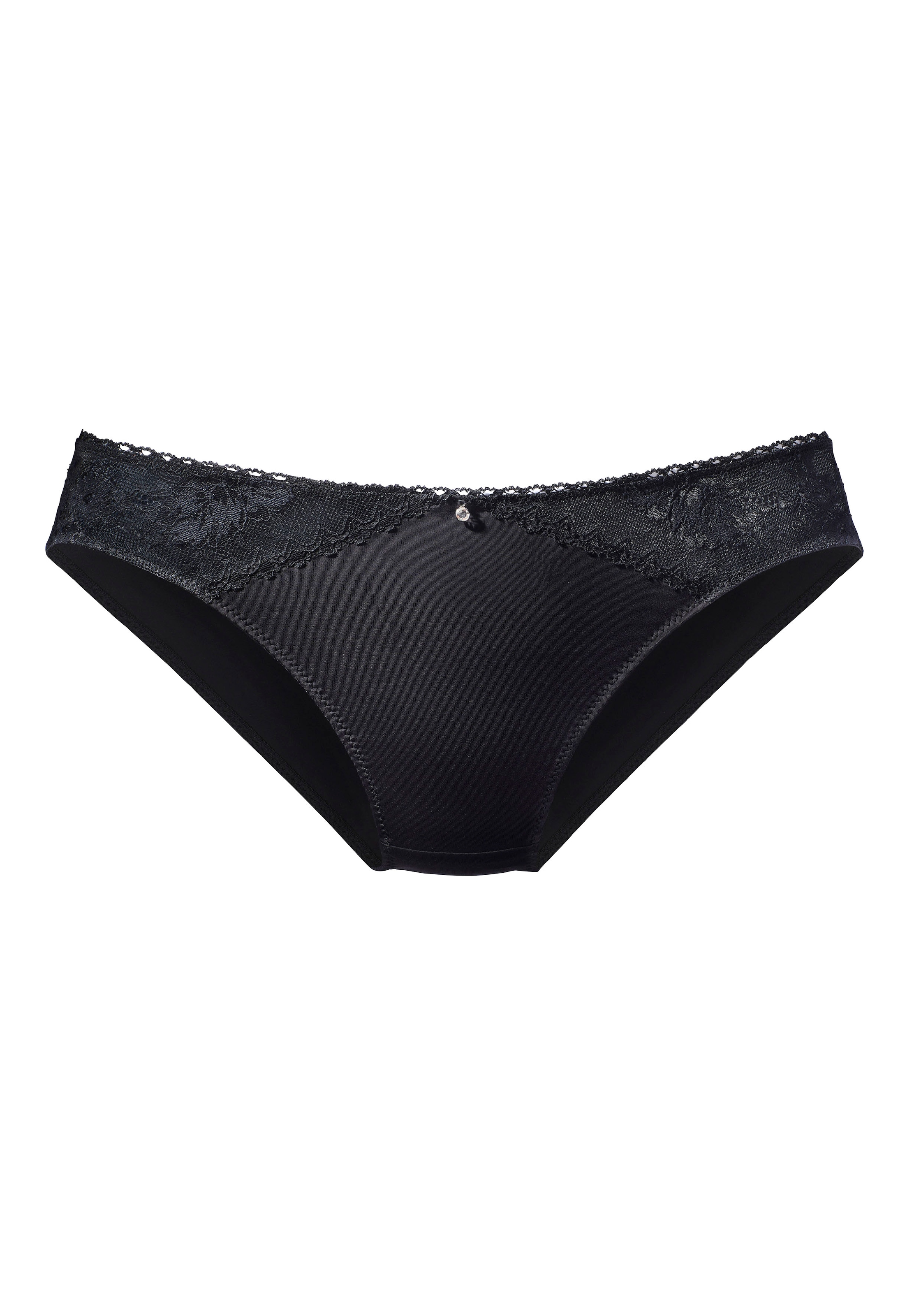 LASCANA Slip, mit hübschen Spitzeneinsätzen