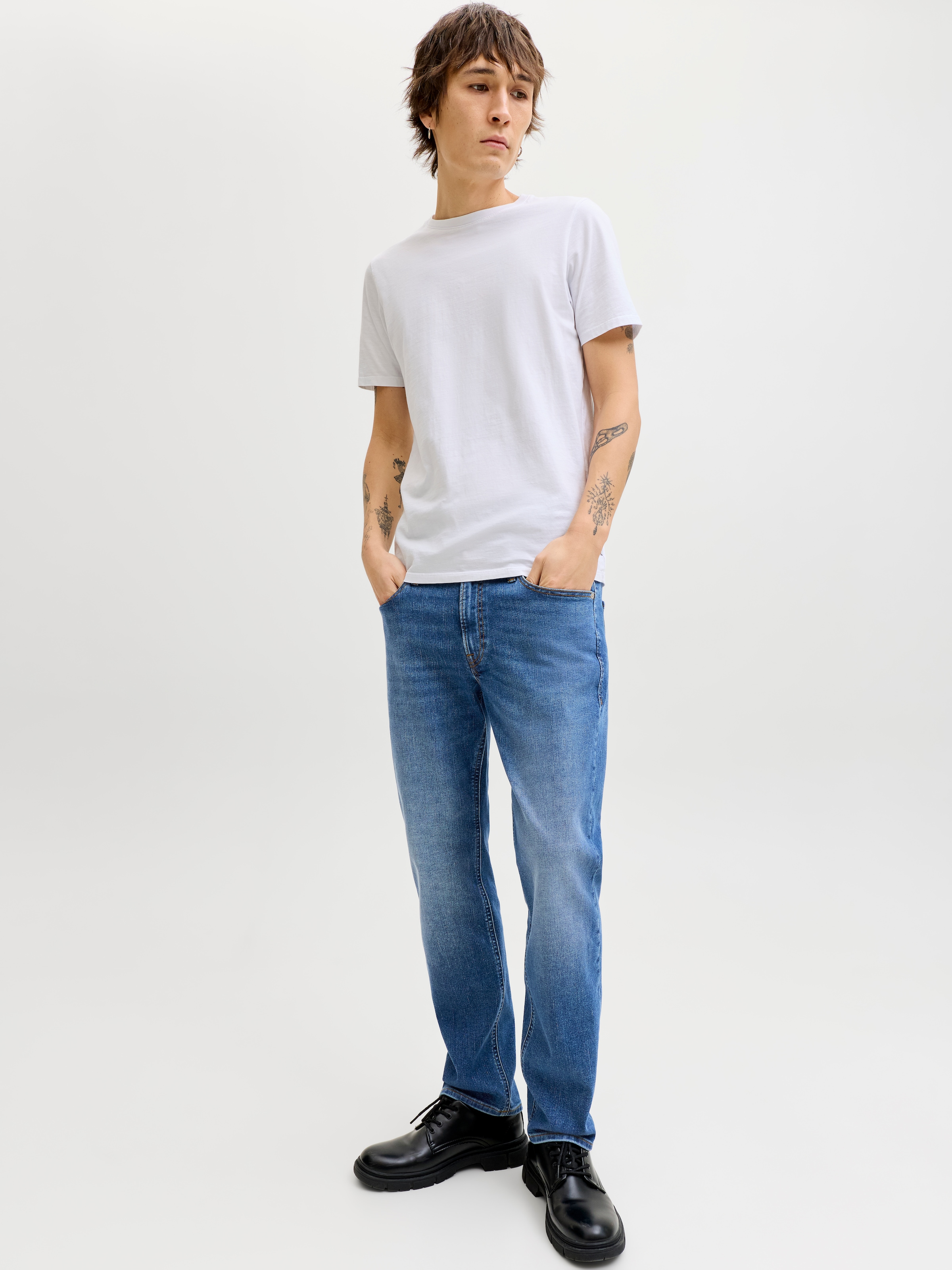 Jack & Jones Straight-Jeans »JJICLARK JJORIGINAL SQ 2«