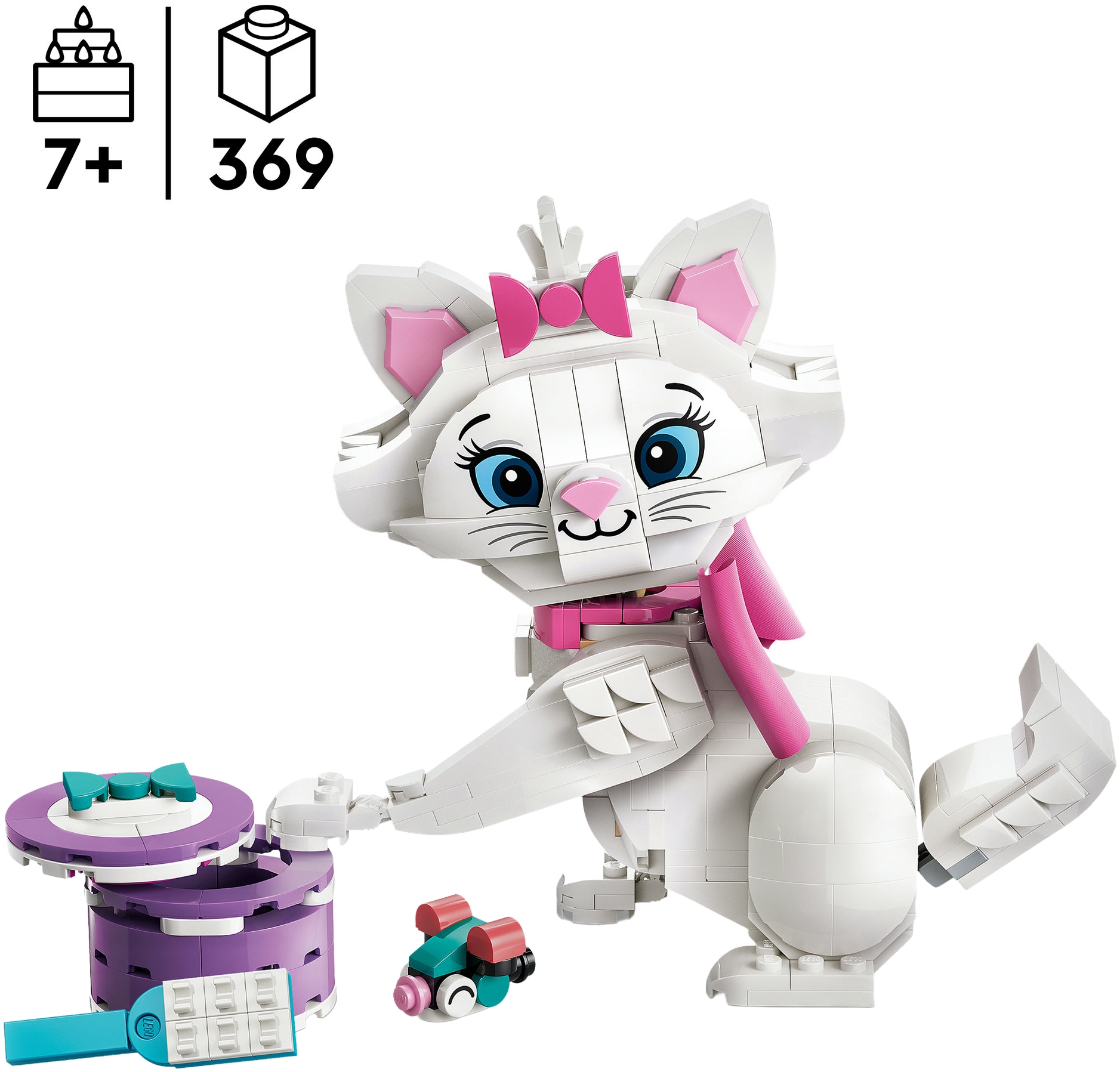 LEGO® Konstruktionsspielsteine »Aristocats: Bezaubernde Marie (43286), LEGO Disney Classic« Made in Europe