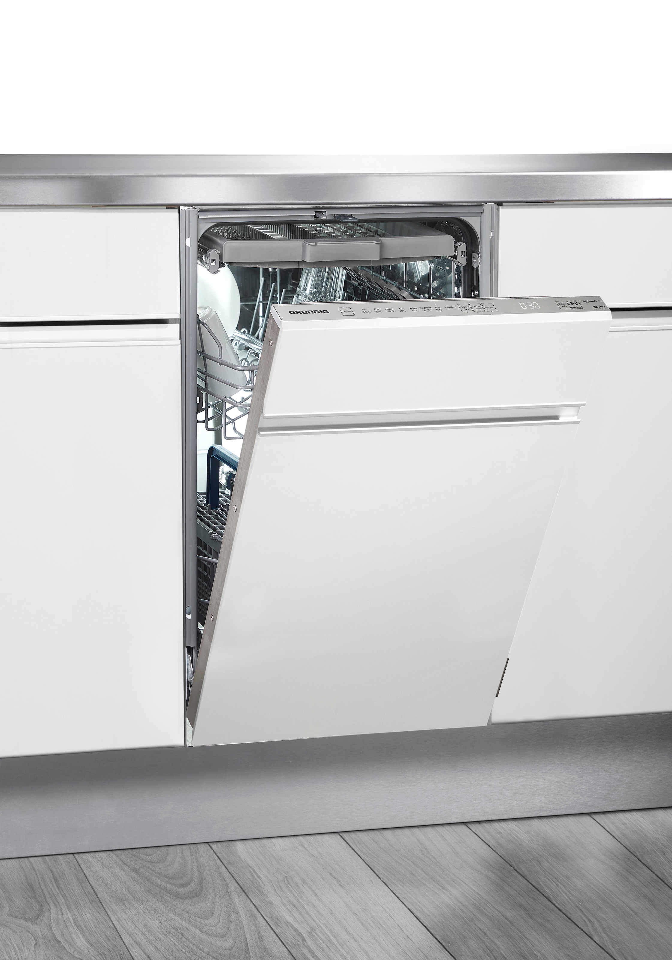 Grundig vollintegrierbarer Geschirrspüler »GSV 42840 7654801635«, 10 Maßgedecke