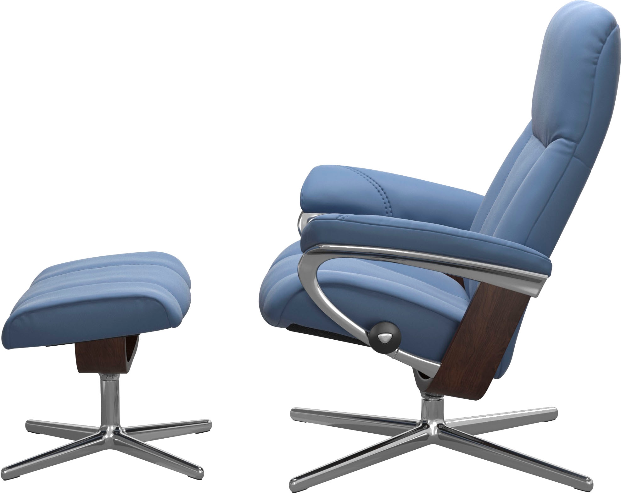 Stressless® Relaxsessel »Consul« mit Cross Base, Größe S, M & L, Holzakzent Braun