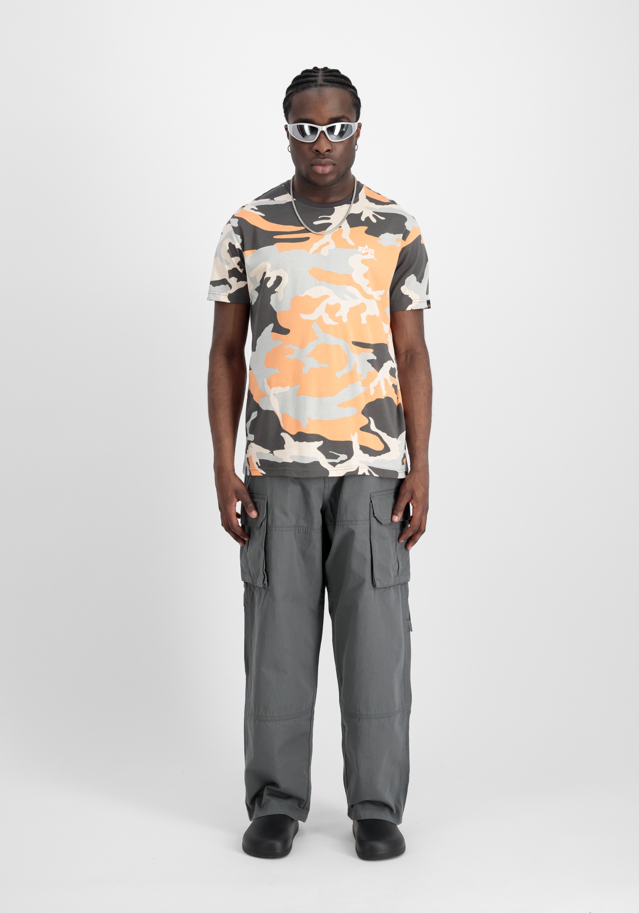 Alpha Industries T-Shirt »Alpha Industries Men - T-Shirts Backprint T Camo«