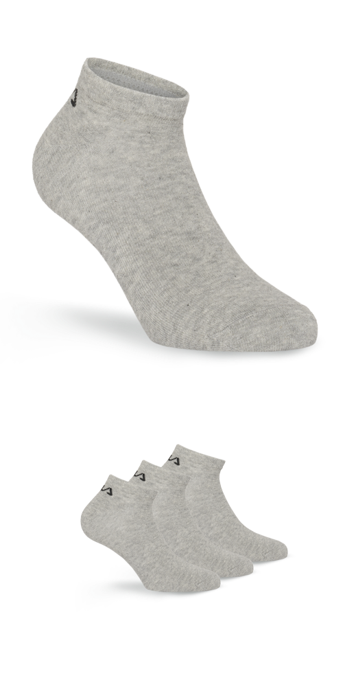 Fila Sneakersocken, (3er Pack), mit eingestricktem Logo an der Ferse