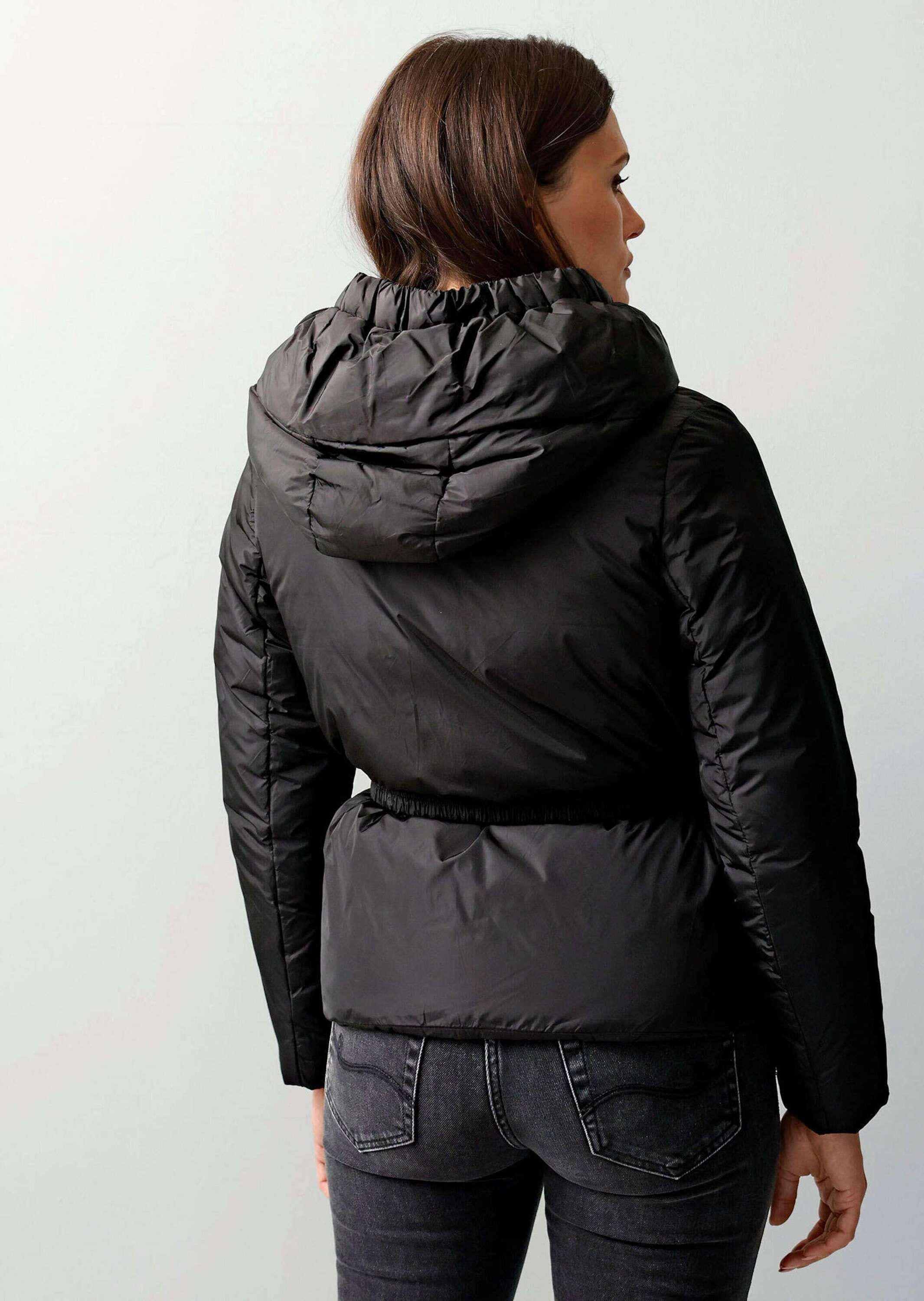 Alba Moda Steppjacke »Steppjacke Steppjacke mit abnehmbarer Bauchtasche«