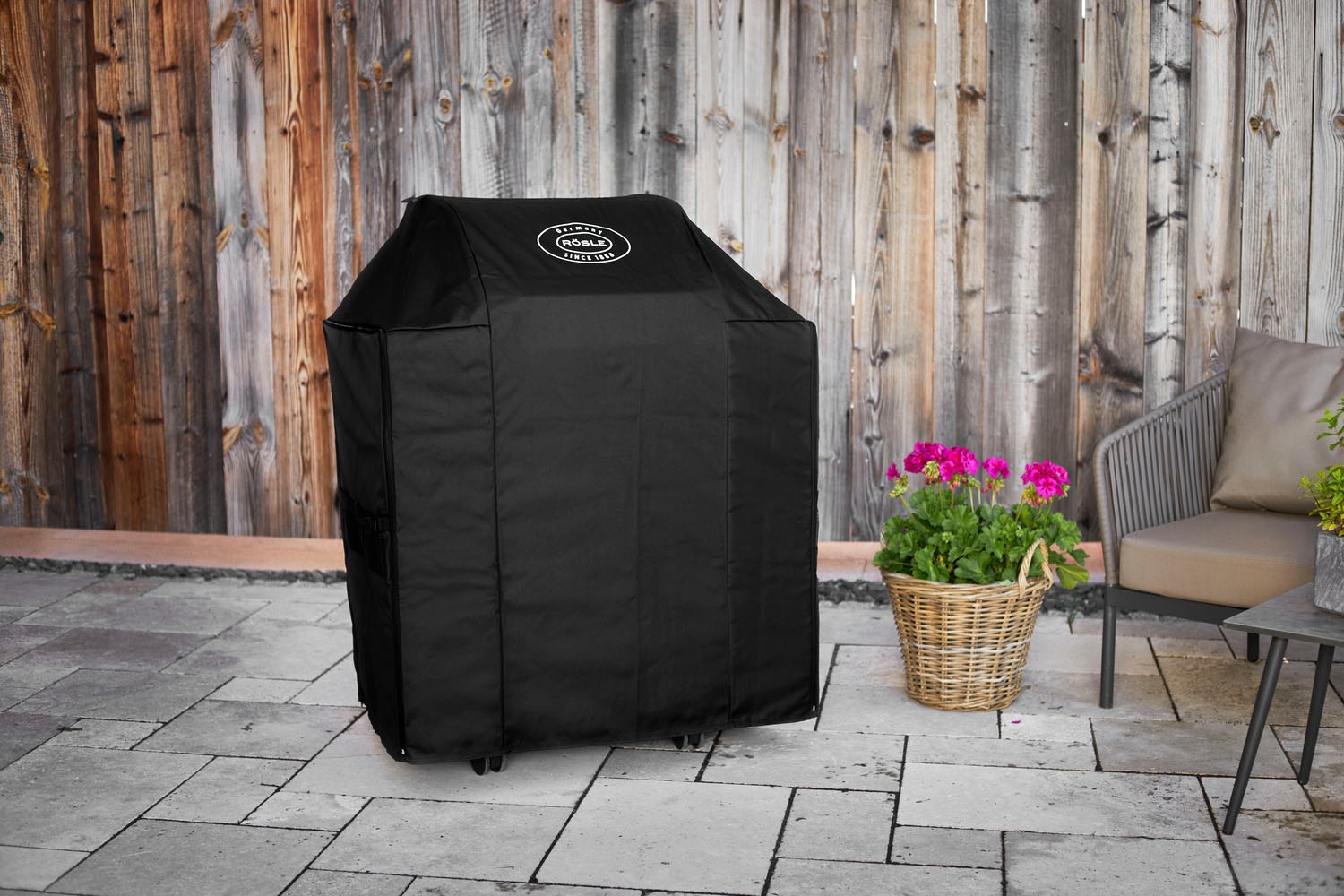 RÖSLE Grill-Schutzhülle »VIDERO, 25517«, für BBQ-Station, 100% Polyester mit PU-Beschichtung, Reißverschluss