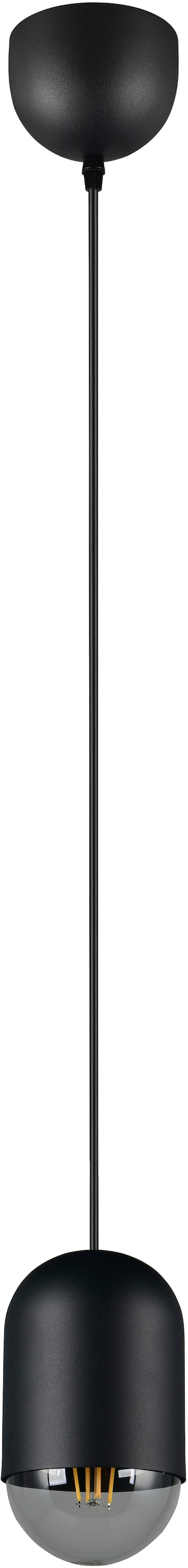 REALITY Leuchten Pendelleuchte »NARA, Hängelampe inkl. Leuchtmittel 1x E27 806 Lumen 2700K warmweiß« E27 2 Stk. Warmweiß Hängeleuchte in schlichtem Design Ø 11cm, Leuchtmittel wechselbar