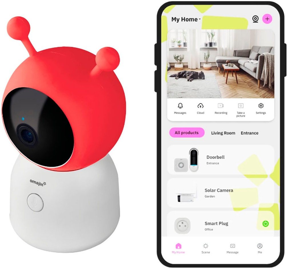 Omajin by Netatmo Überwachungskamera »Babyphone OBC-01-EC«, Innenbereich