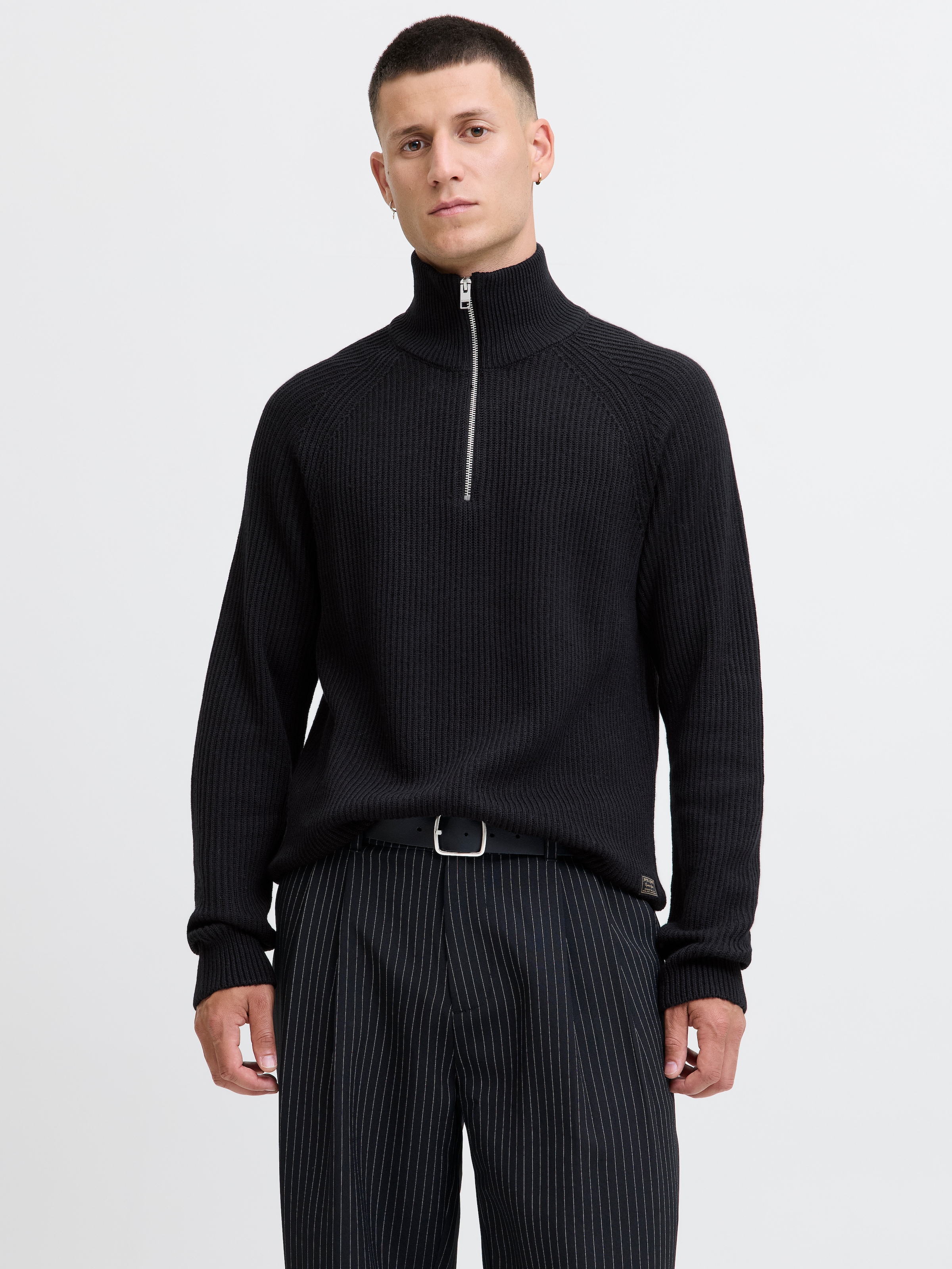 Jack & Jones Troyer »JJPANNEL KNIT HALF ZIP AW25«