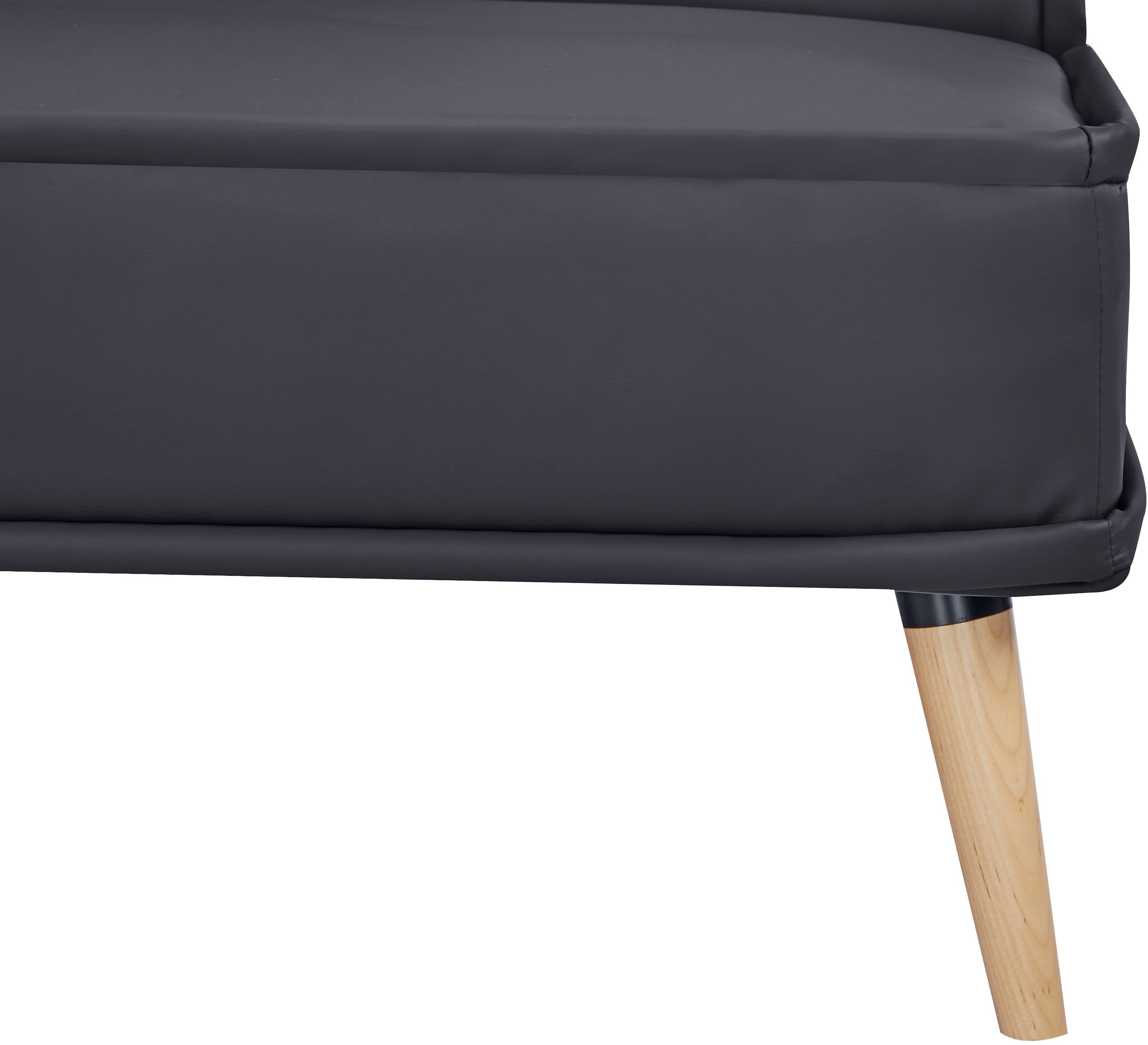 INOSIGN Schlafsofa »ARBON,183cm, klappbarer 3-Sitzer mit verstellbarer Rückenlehne und«, Bettfunktion, Webstoff und Kunstleder