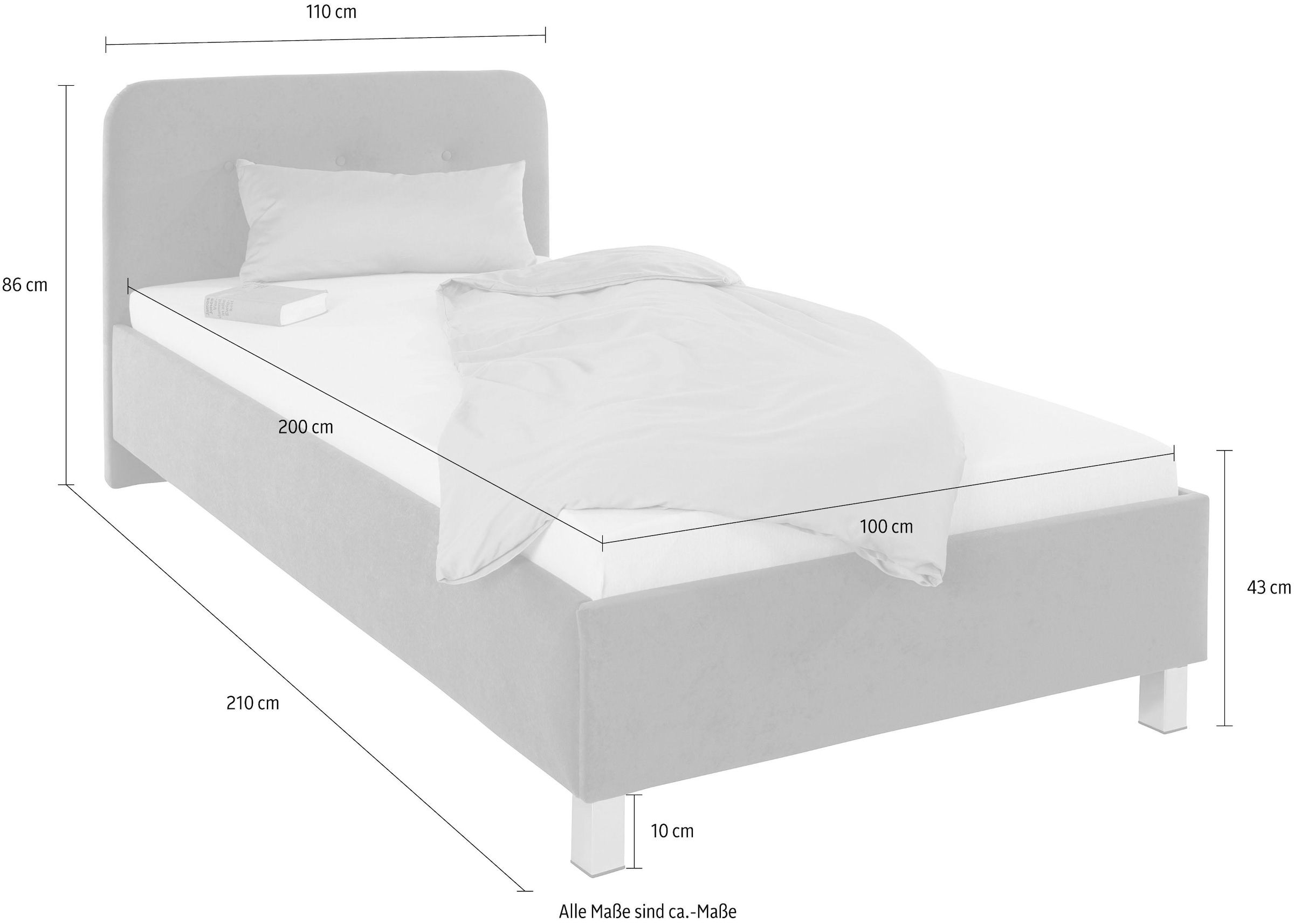 Westfalia Schlafkomfort Polsterbett »Vulkan« in diversen Ausführungen