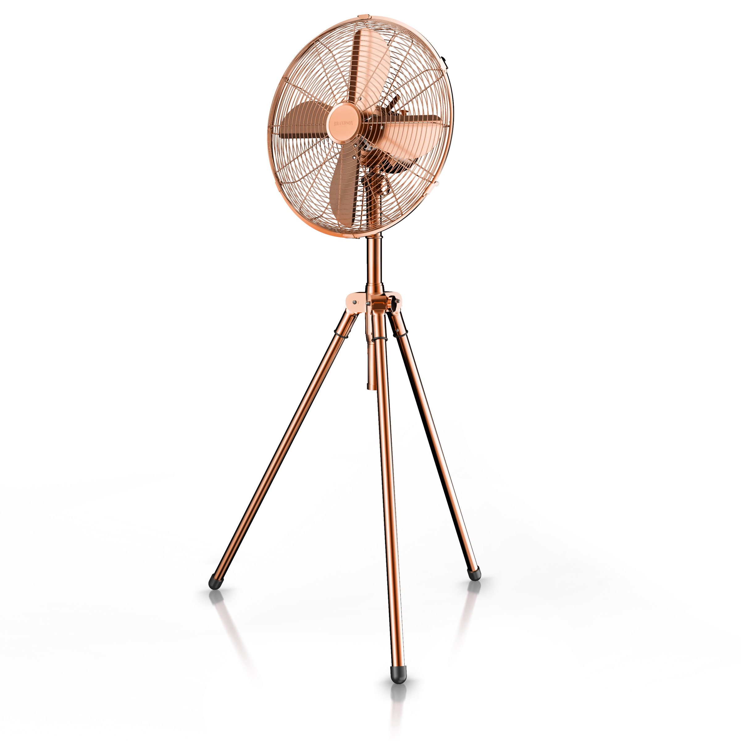 Brandson 60W Standventilator mit Dreibeinstativ & Metallgehäuse