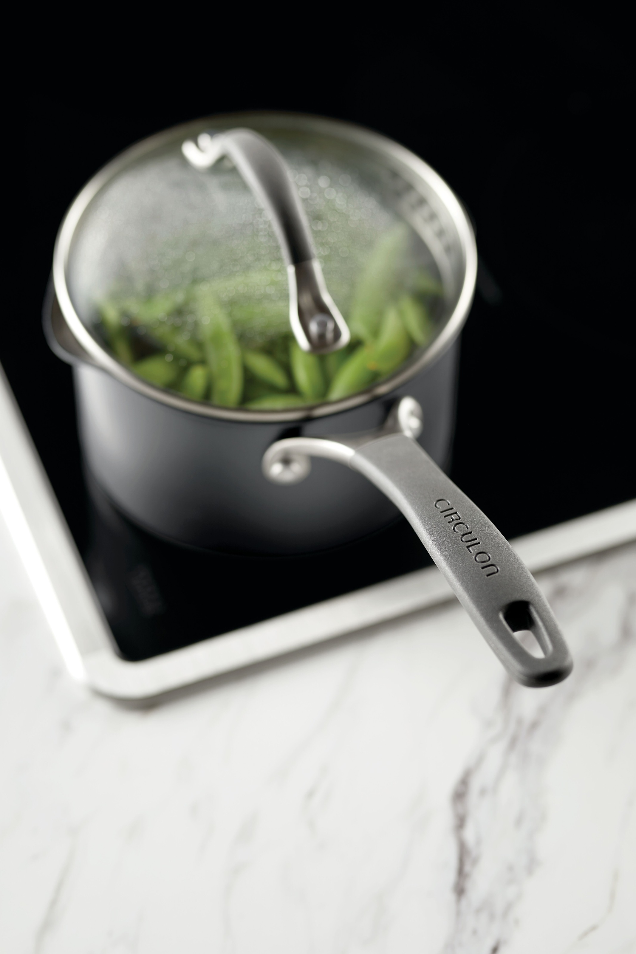 Circulon Topf-Set »Circulon A1 Topfset klein, 6-tlg.« Set, 3 Töpfe, 3 Deckel, 6 Stk. tlg. Aluminium | Edelstahl