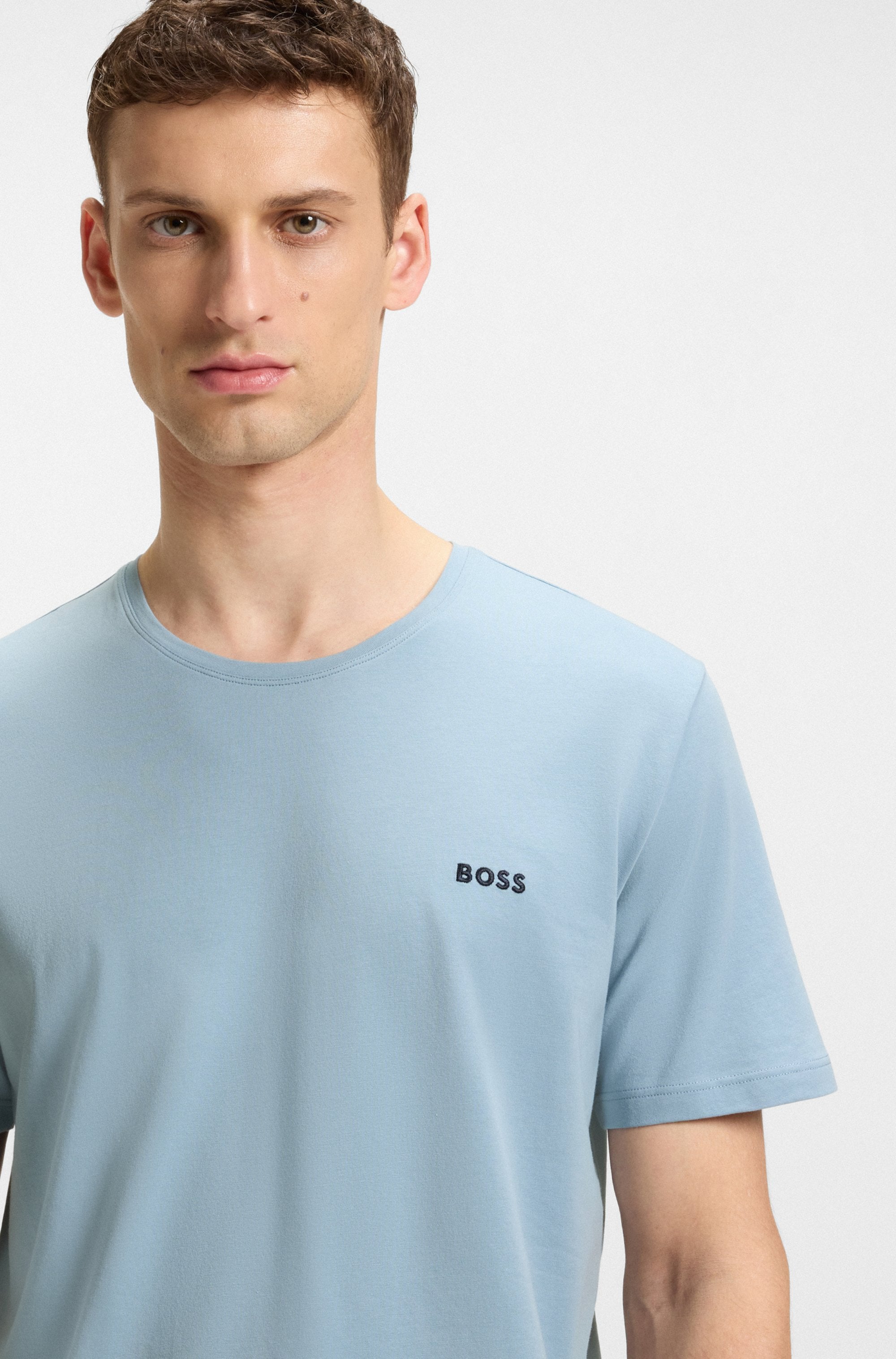 BOSS T-Shirt »Mix&Match T-Shirt R«, mit Logostickerei