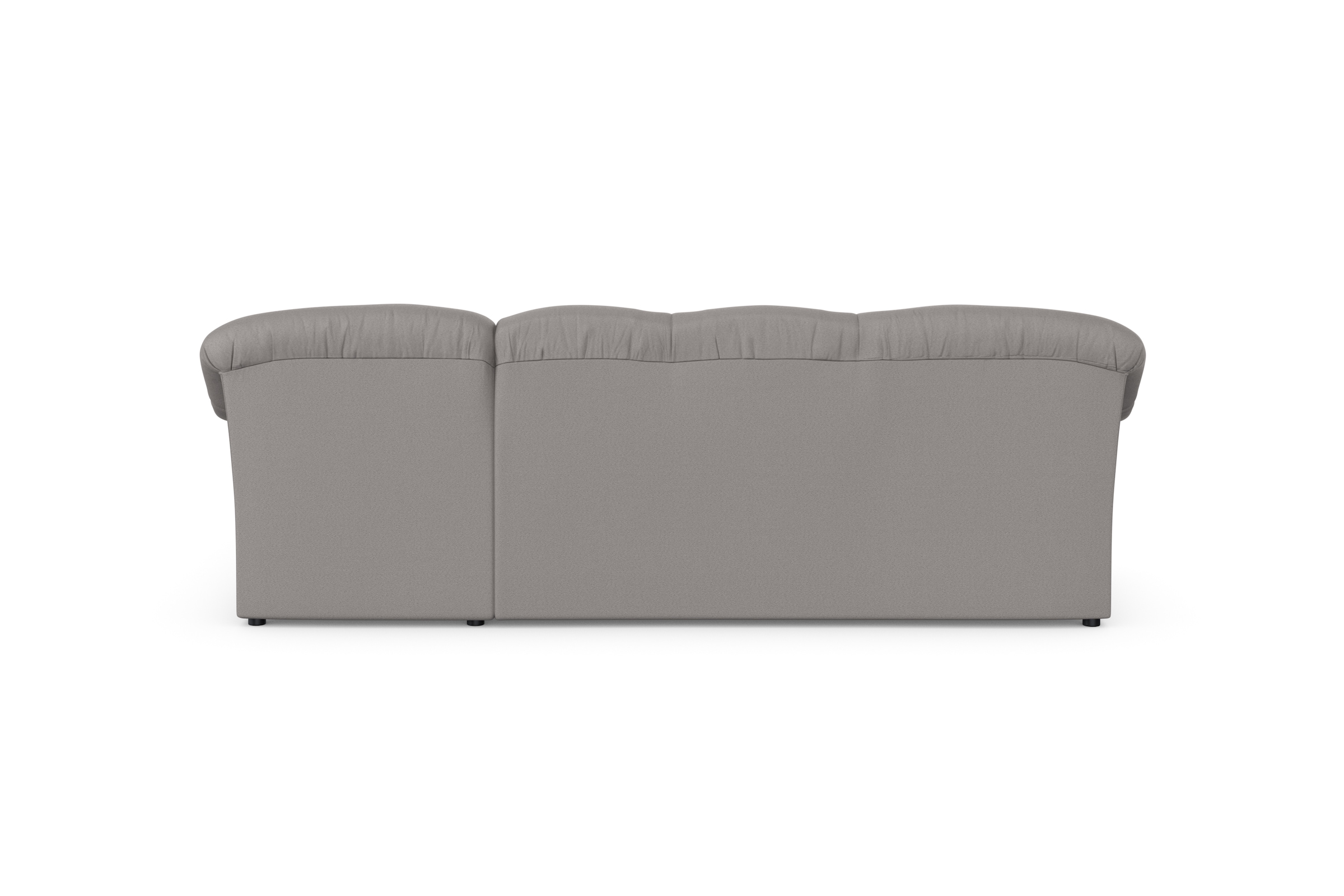 DOMO collection Ecksofa »Pegnitz, elegante Rückensteppung, kompakte Stellmaße 238/141cm, L-Form«, wahlweise mit Bettfunktion