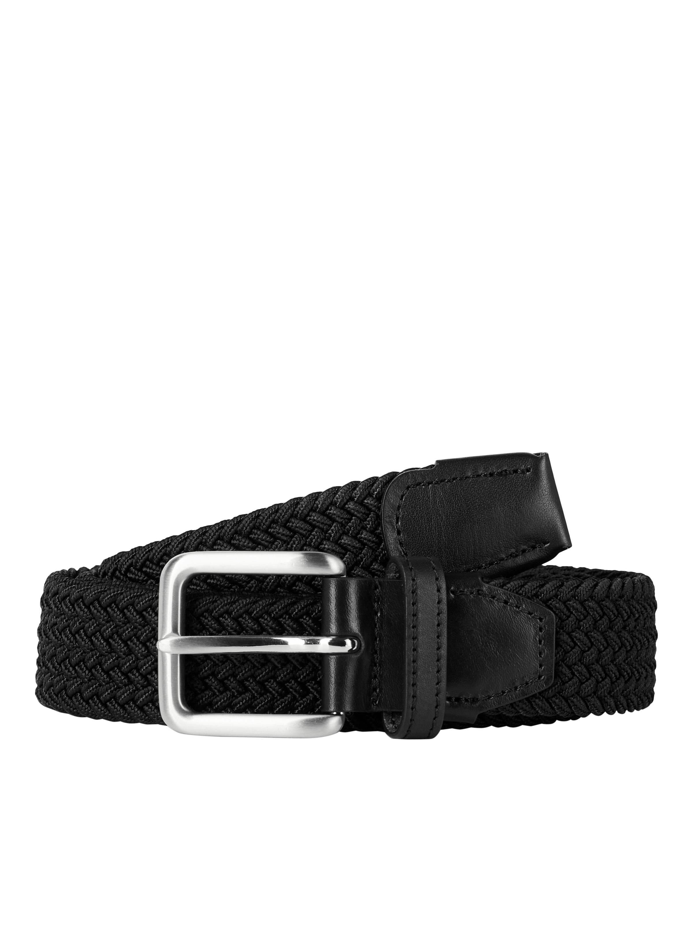 Jack & Jones Stretchgürtel »JACSPRING WOVEN BELT NOOS«, mit silberfarbener Schließe