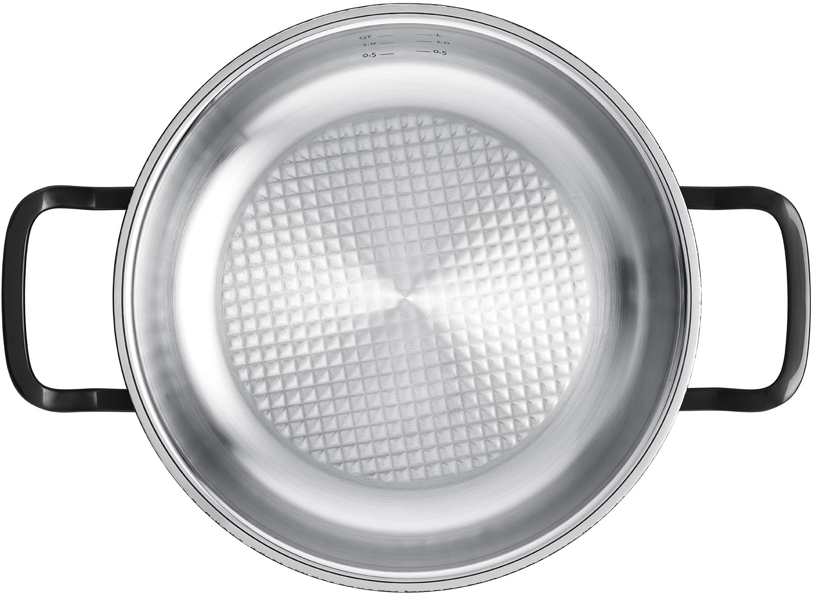 Fissler Topf-Set »Original-Profi Collection ShadowLine« Set, 3 Kochtöpfe mit Metalldeckel, 1 Servierpfanne, 1 Stielkasserolle, 8 Stk. tlg. Edelstahl 18/10