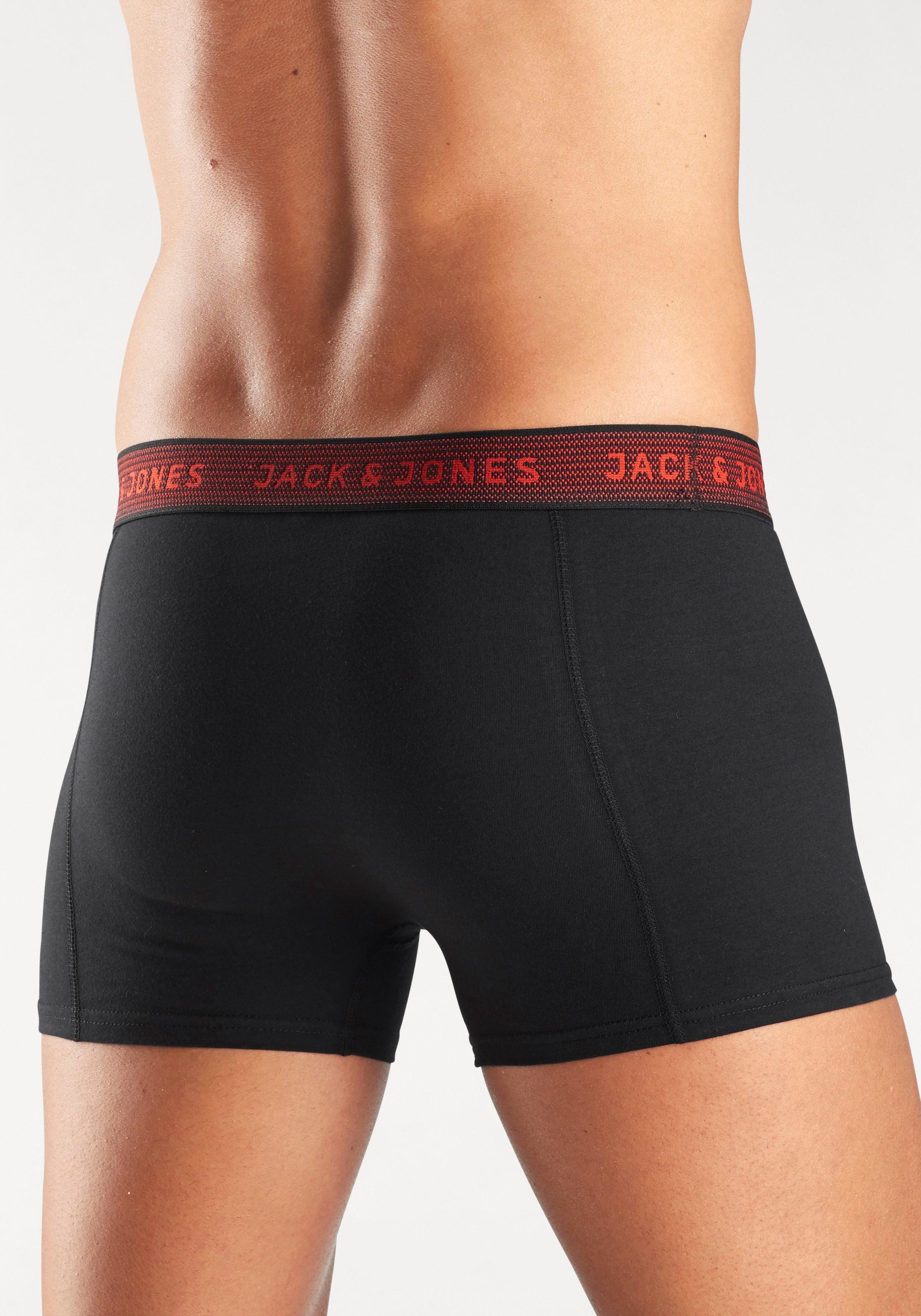 Jack & Jones Boxer »JAC Waistband Trunks«, (Packung, 3 St.)