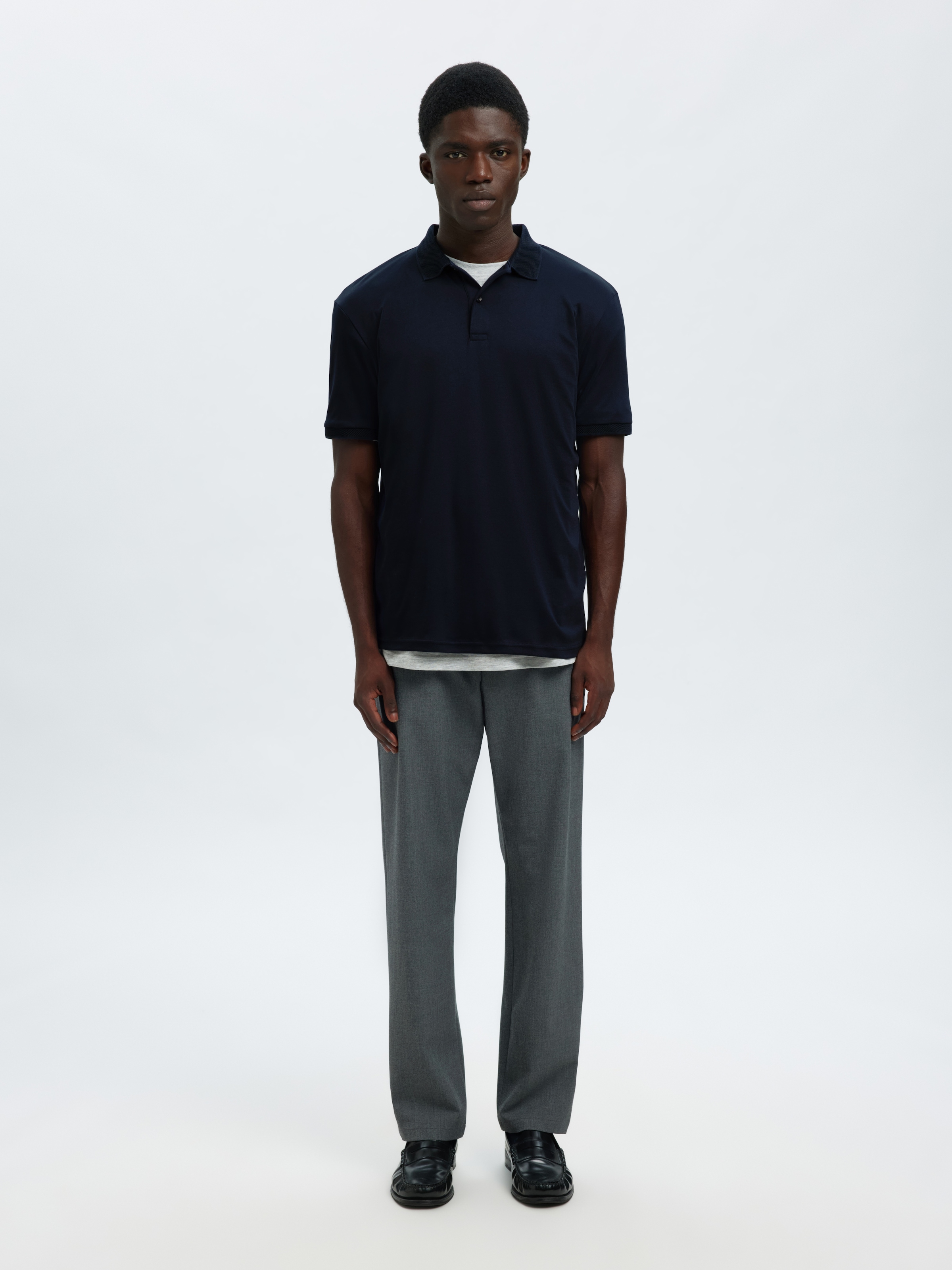 SELECTED Poloshirt »SLHFAVE BUTTON SS POLO NOOS« Baumwollmischung, regular fit