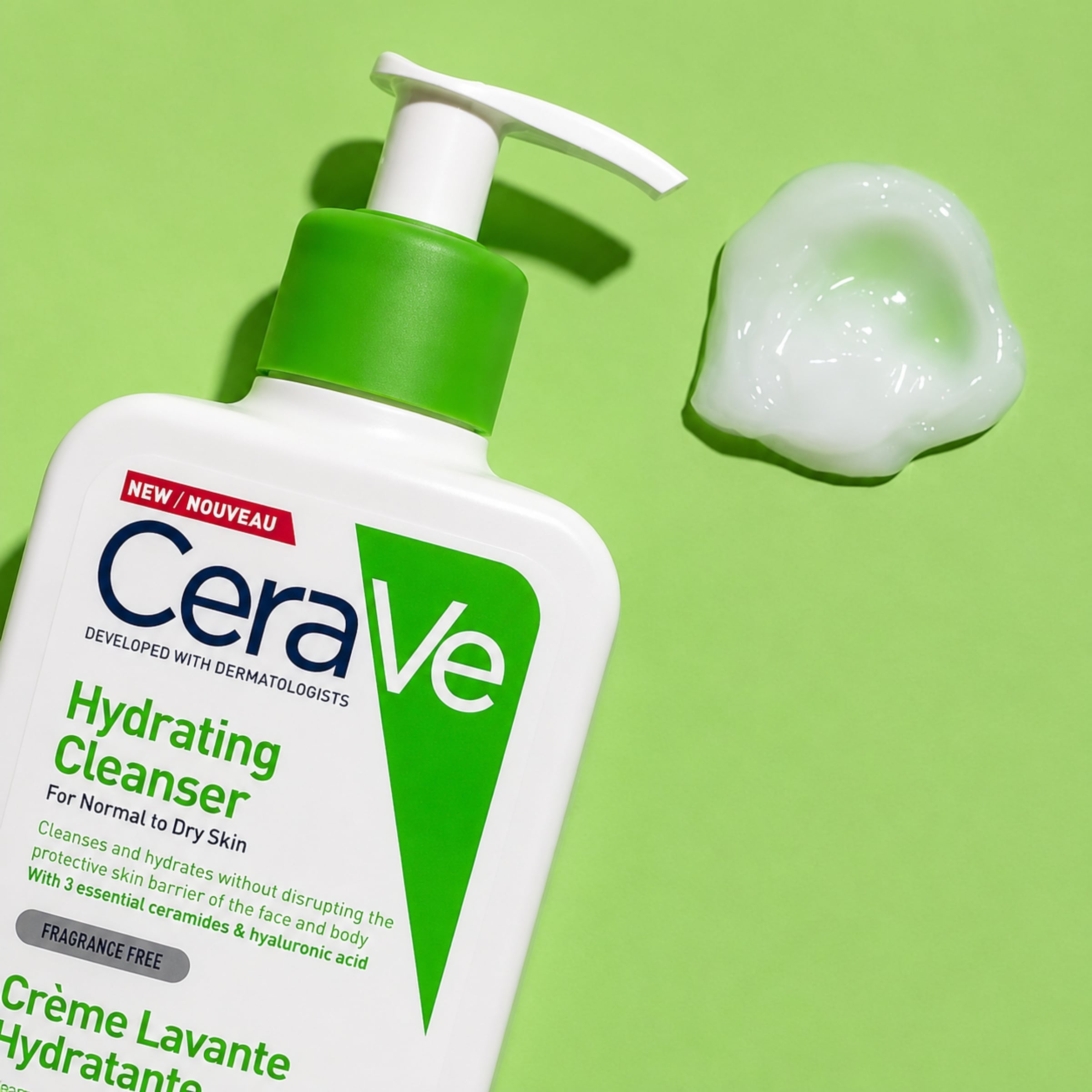 CeraVe Gesichts-Reinigungslotion »FEUCHTIGKEITSSPENDENDE REINIGUNGSLOTION« für Gesicht und Körper, nicht schäumend