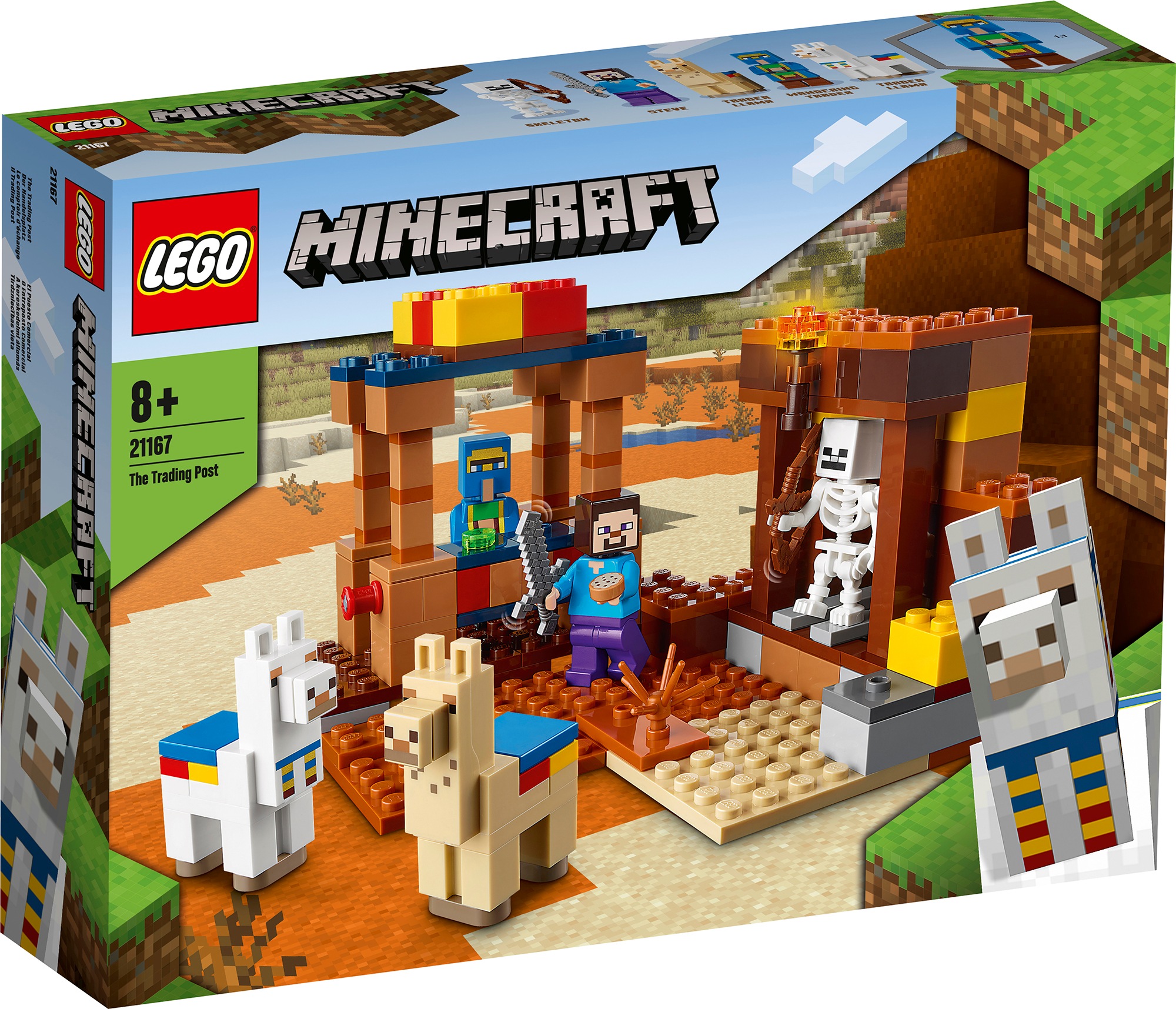 Lego Konstruktionsspielsteine Der Handelsplatz 21167 Lego Minecraft 201 St Made In Europe Inspirierende Highlights Otto