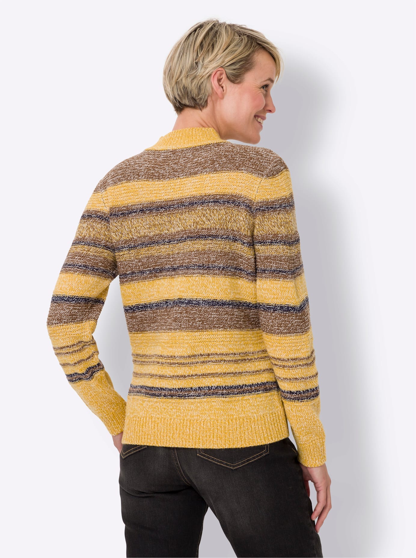 Classic Basics Stehkragenpullover »Langarm-Pullover«