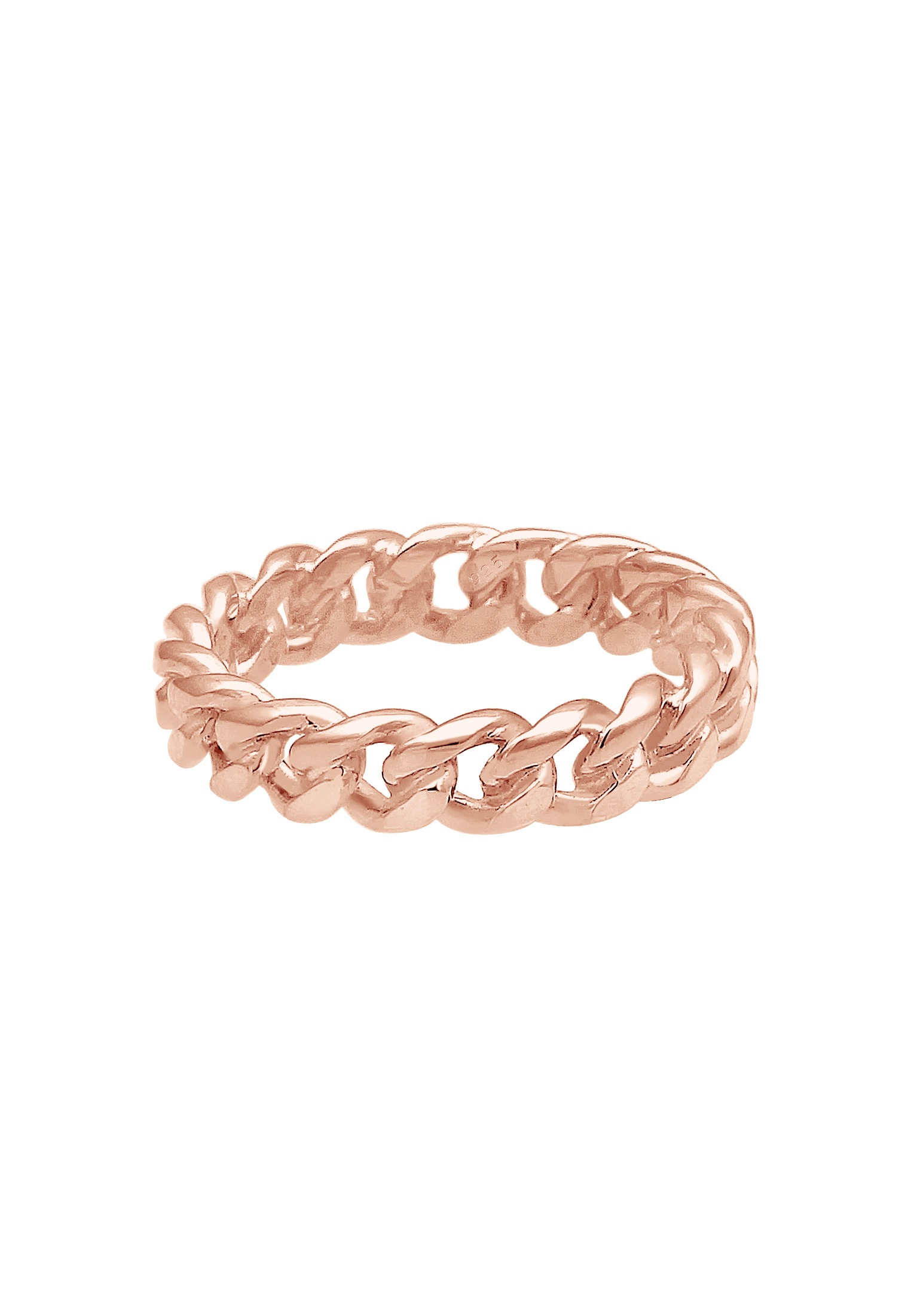 Elli Silberring »Ring Panzer Design Bandring 925 Silber«