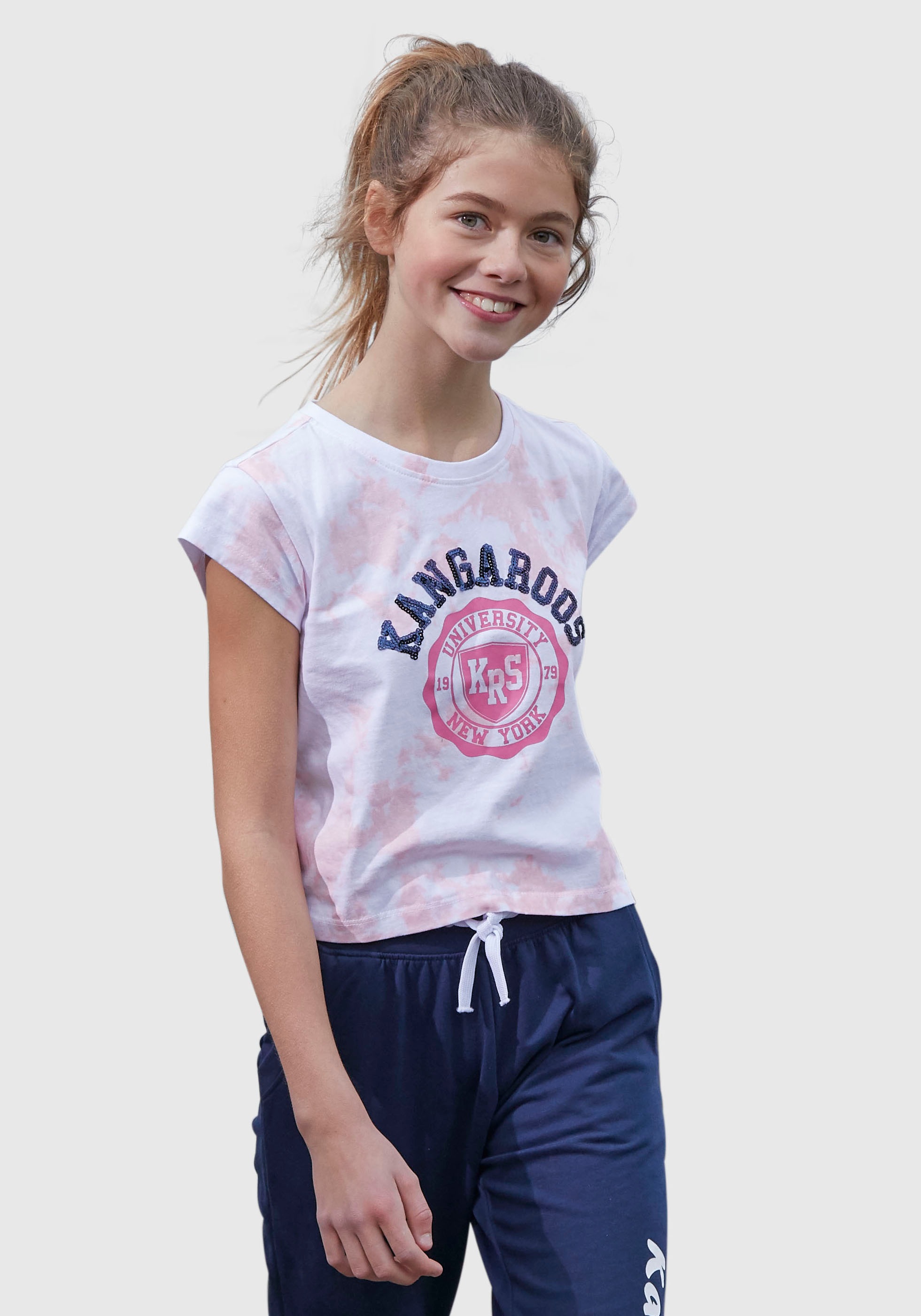 KangaROOS T-Shirt, in kurzer Form