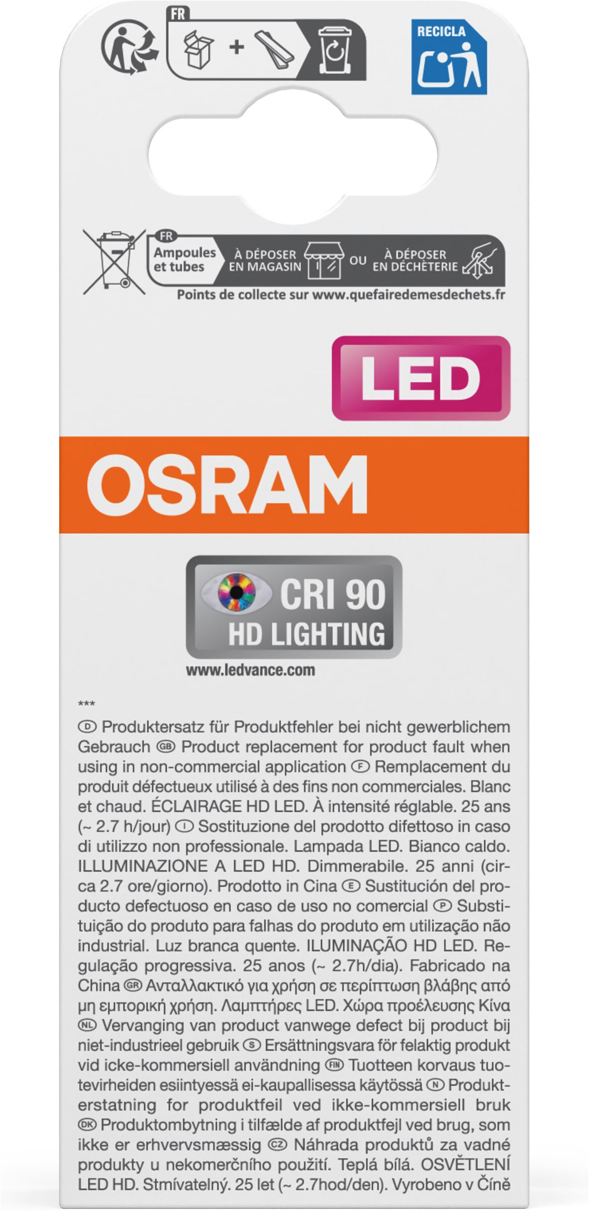 Osram LED-Leuchtmittel »LED SUPERSTAR PAR16« E14 1 Stk. Warmweiß