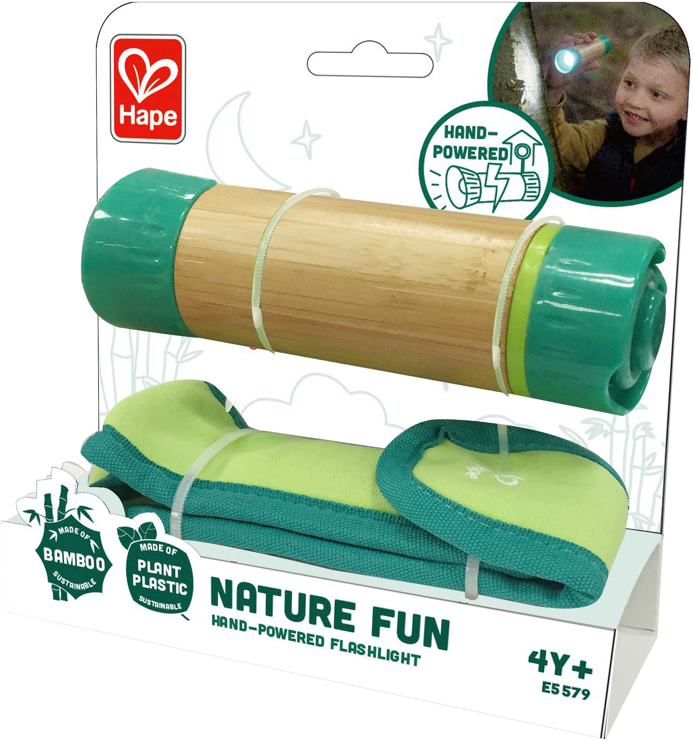 Hape Taschenlampe »Natur Fun, Hand-Taschenlampe«, für Kinder