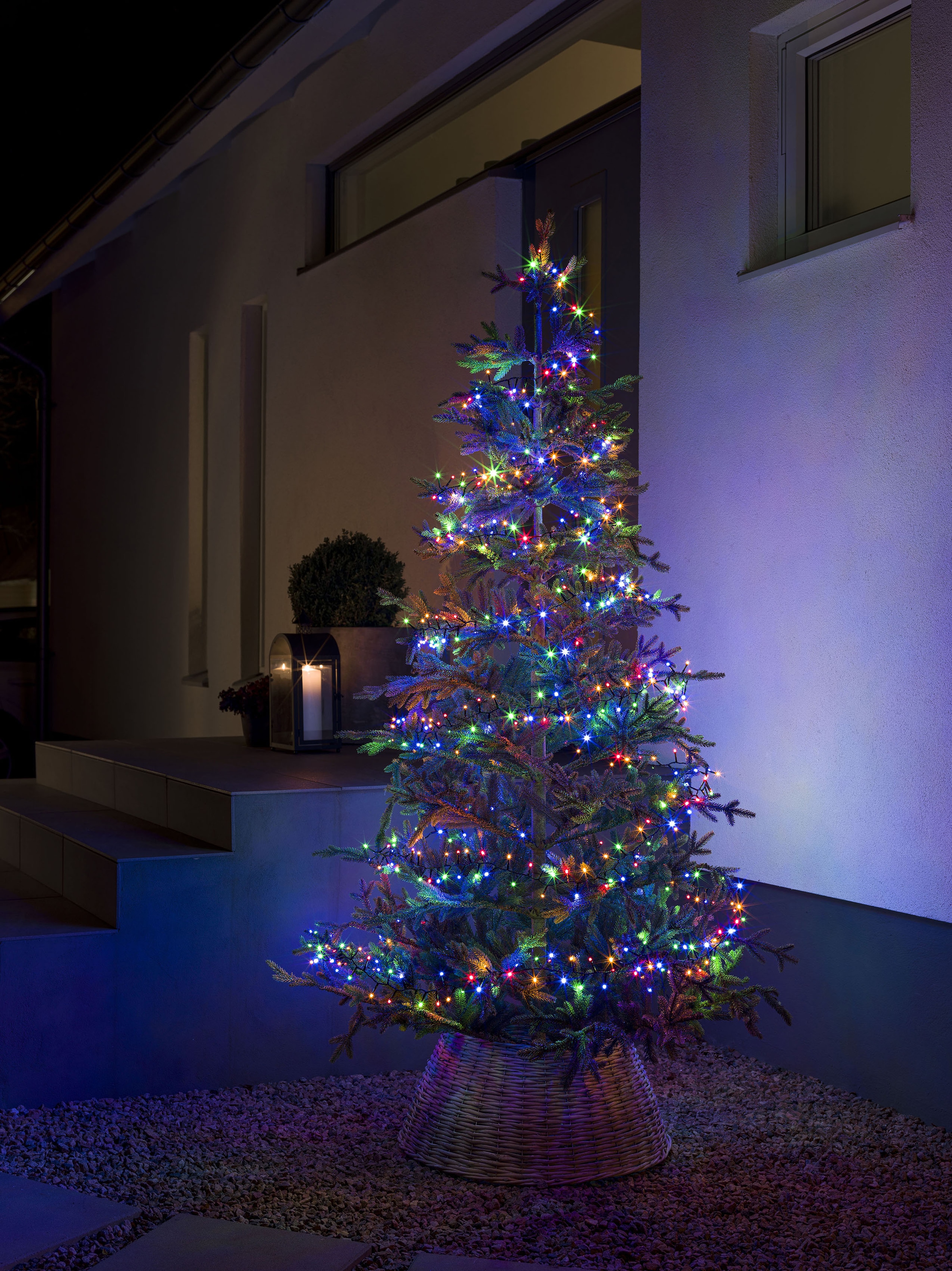 KONSTSMIDE LED-Lichterkette »Weihnachtsdeko aussen«, LED 600 Dioden St.-flammig, Micro OTTO 600 bei Compactlights, bunte