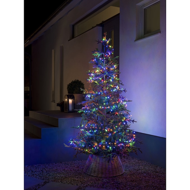 KONSTSMIDE LED-Lichterkette »Weihnachtsdeko aussen«, 600 St.-flammig, Micro  LED Compactlights, 600 bunte Dioden bei OTTO