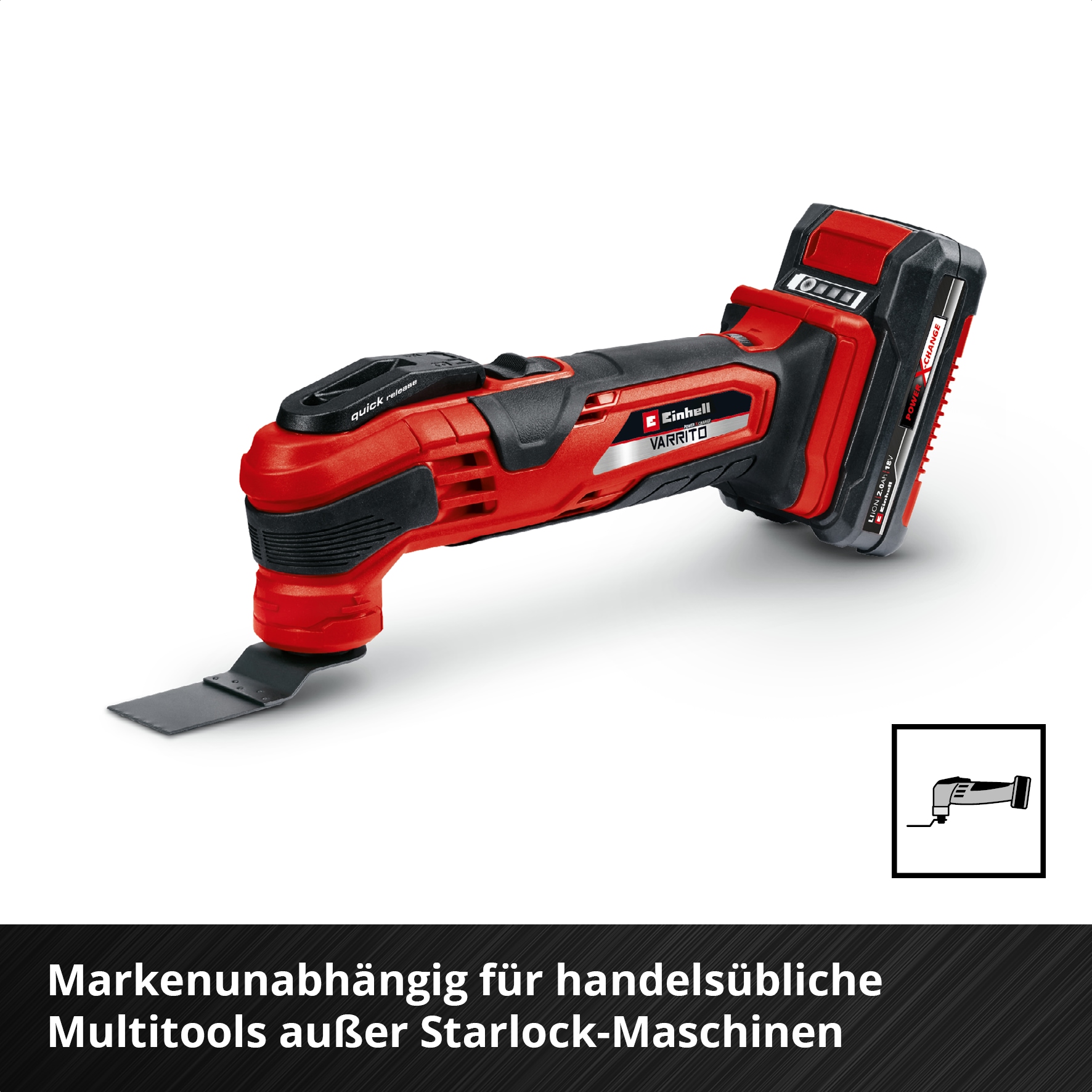 Einhell Tauchsägeblatt »XXL-CASE« 70-tlg. Multitool-Set