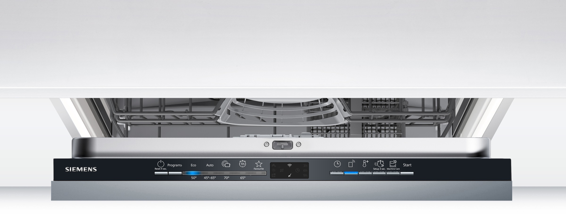 SIEMENS vollintegrierbarer Geschirrspüler iQ100 »SX61HX01TE« 13 tlg. Maßgedecke