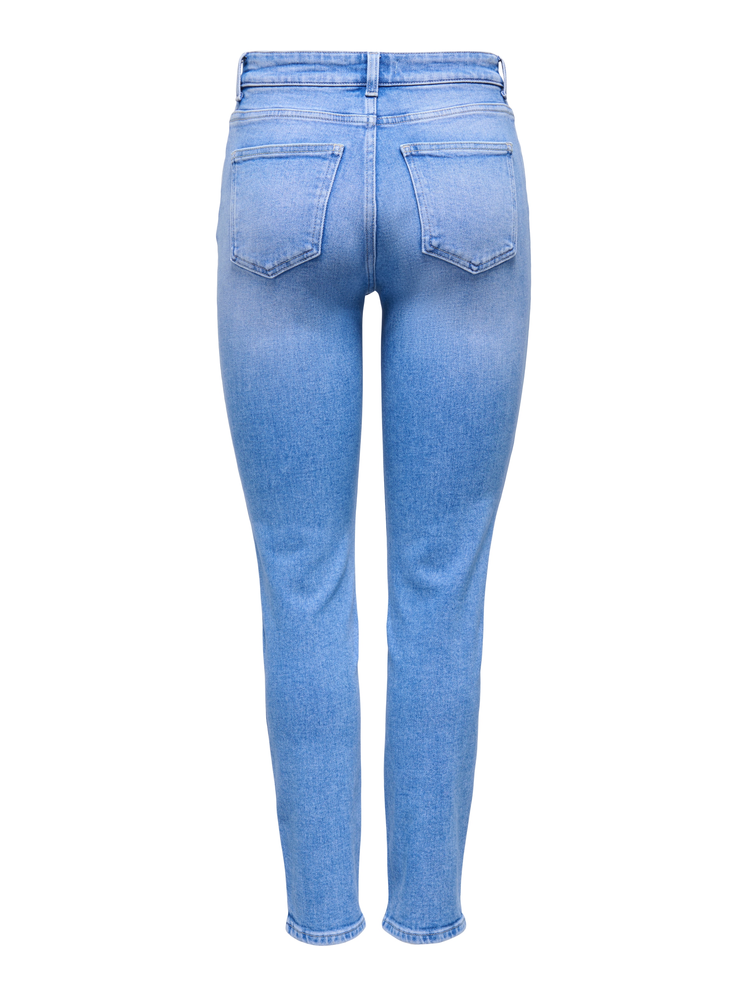 ONLY Straight-Jeans »ONLEMILY STRETCH HW ST AK DNM REA053NOOS« knöchellang, gerade Form, helle Waschung