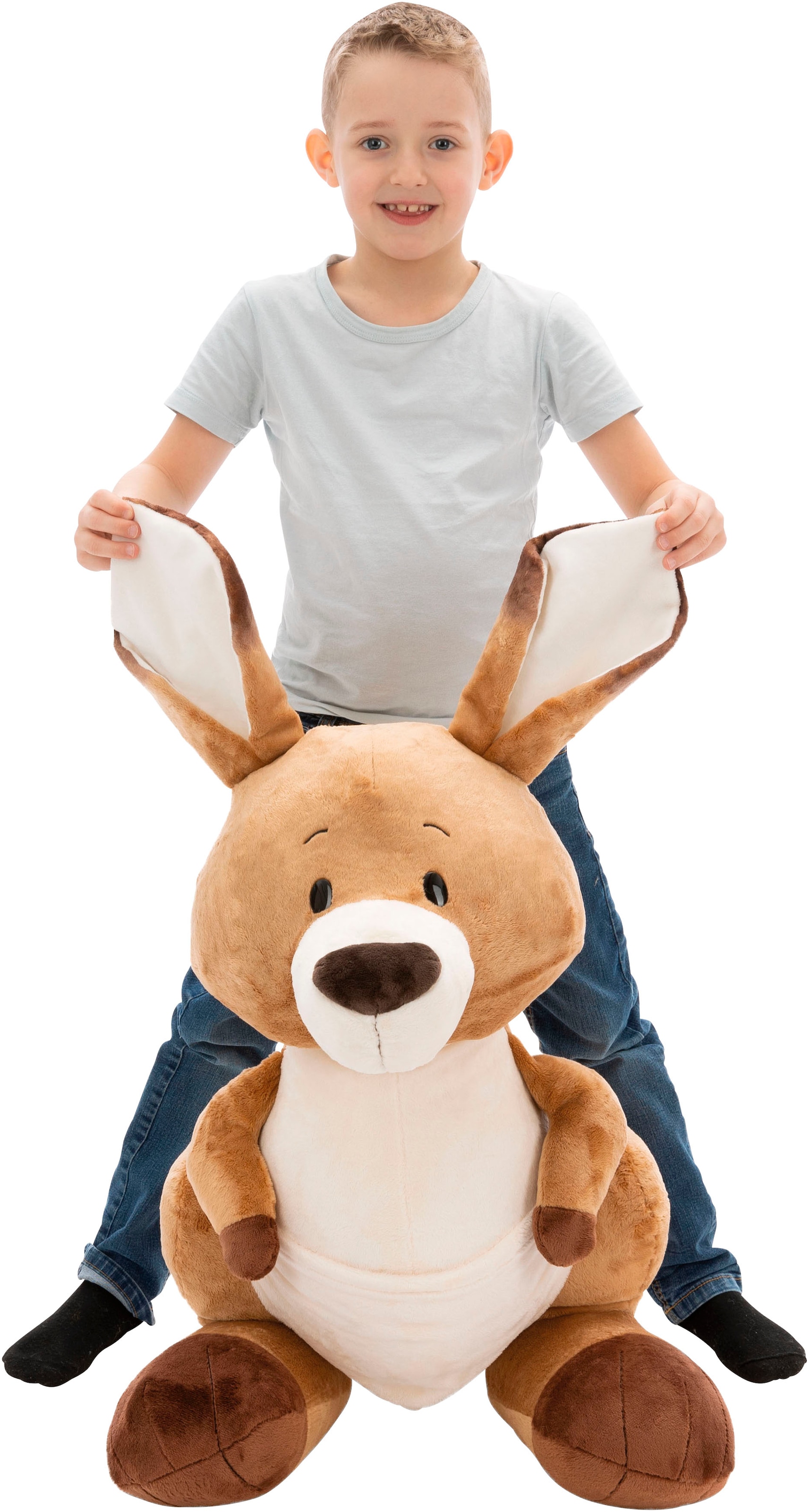 Nici Kuscheltier »Wild Friends GREEN, Känguru Kelly 70cm stehend«
